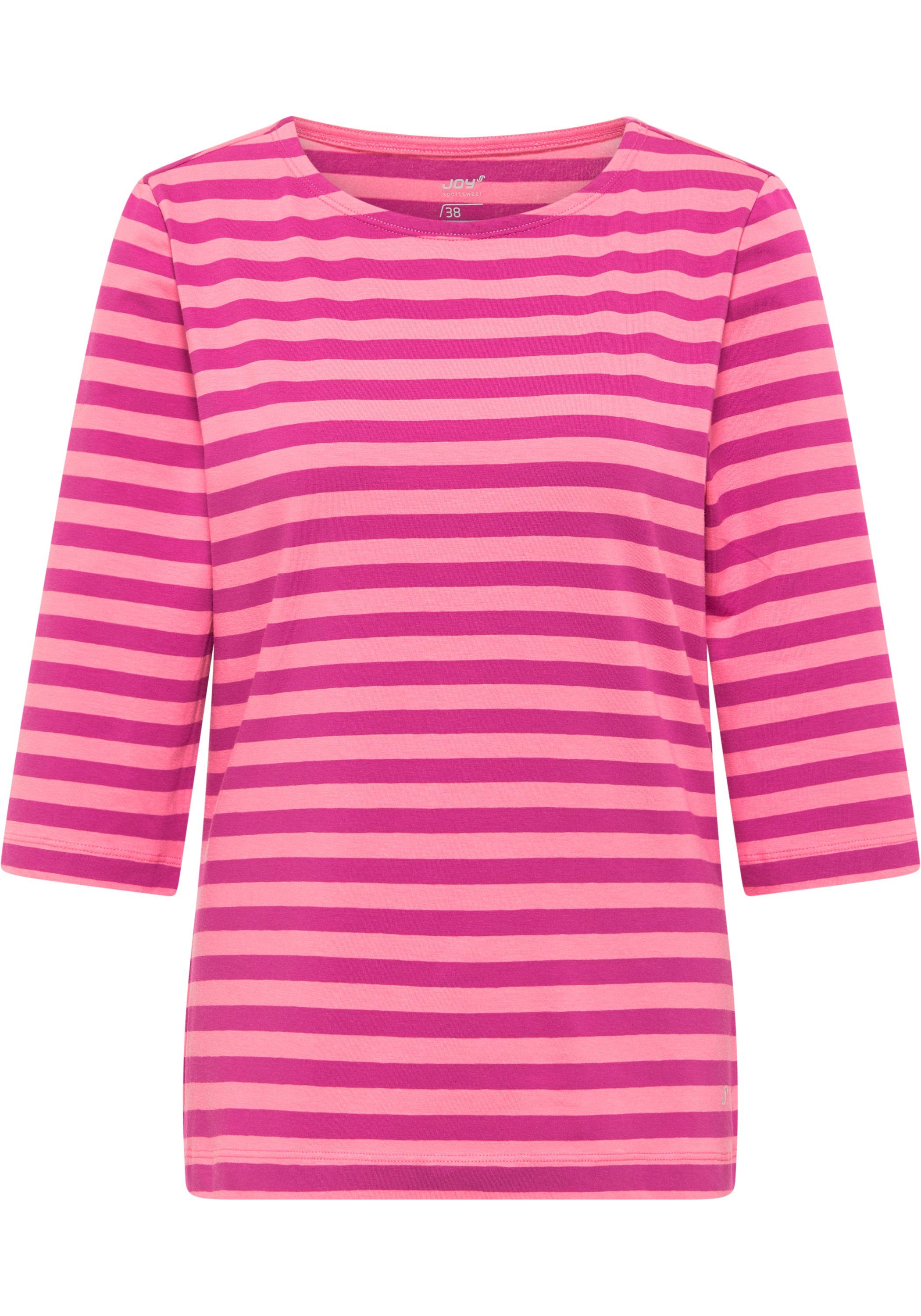 Joy Sportswear 3/4-Arm-Shirt 3/4 Arm-Shirt MALINA camelia pink stripes