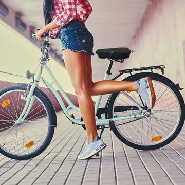 relaxdays Sattelbezug Fahrradsattel Überzug mit Gel