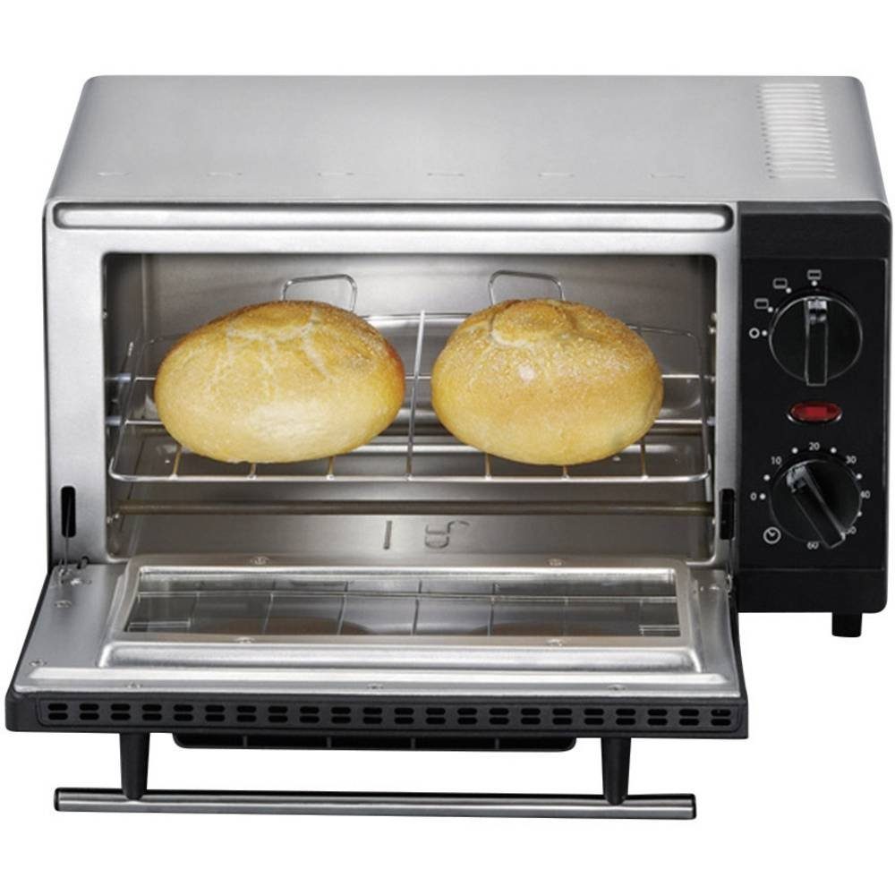 Severin Minibackofen Toastofen, Edelstahl-gebürstet 2052, Timerfunktion