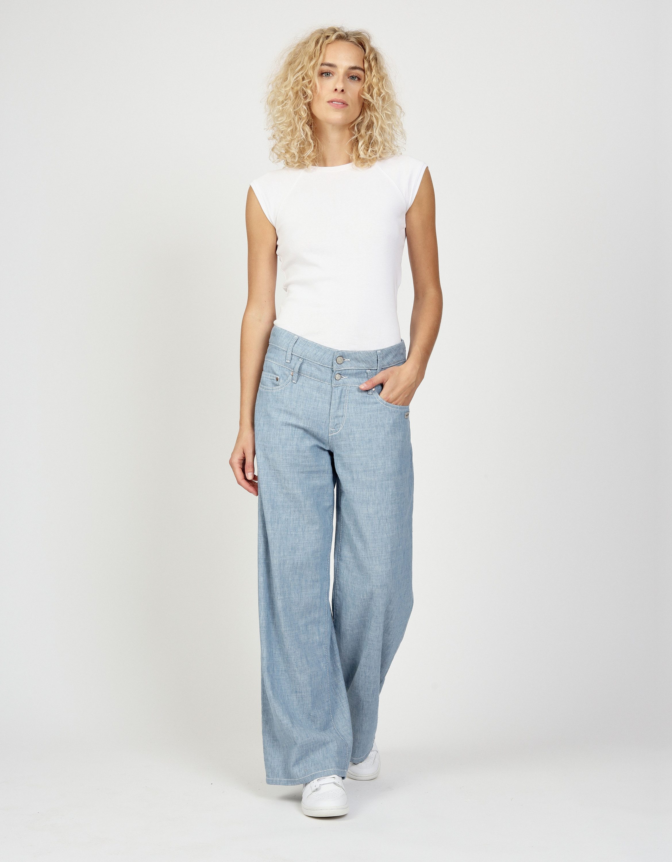 GANG Stoffhose GANG Hosen Wide Fit 94CARA günstig online kaufen