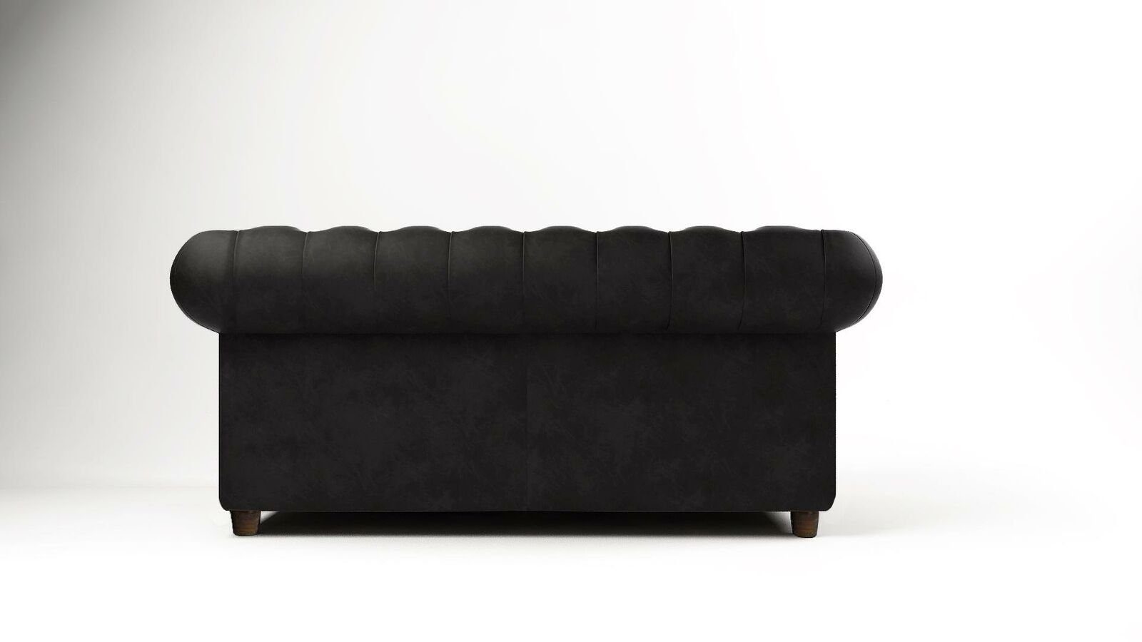 Schwarzer in Chesterfield Sofa Designer Modern, Neu 3-Sitzer JVmoebel Couch Europe Polster Made