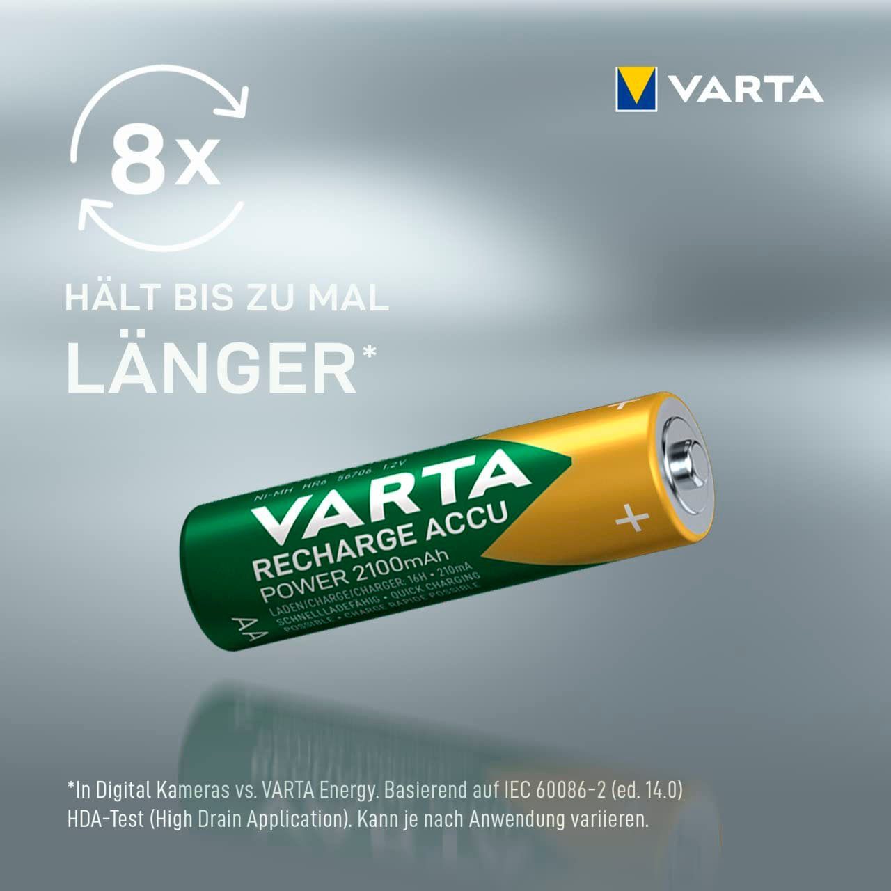 NiMH 4er 2400mAh Pack VARTA Akkupacks (4 Mignon AA Mignon St)