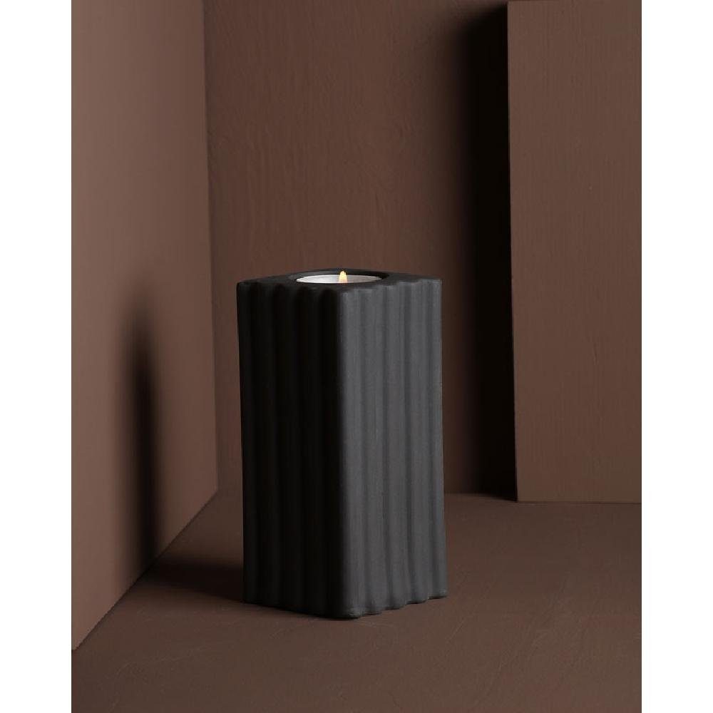 Storefactory Dark Grey Nickebo Kerzenhalter (15cm) Kerzenleuchter