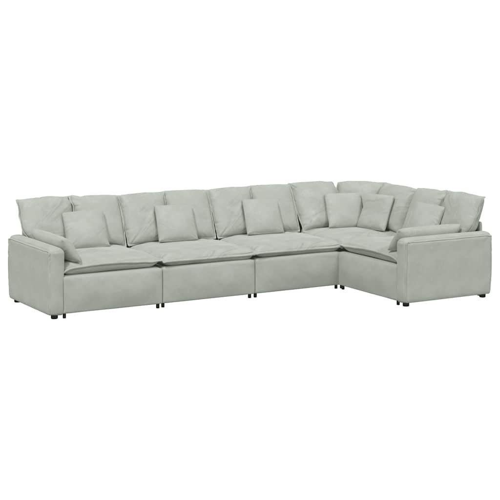 vidaXL Sofa Modulares Sofa mit Kissen günstig online kaufen