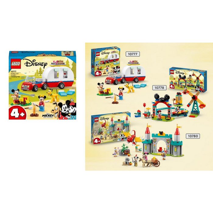 LEGO® Konstruktions-Spielset LEGO 2er Set: Mickys und Minnies Campingausflug +