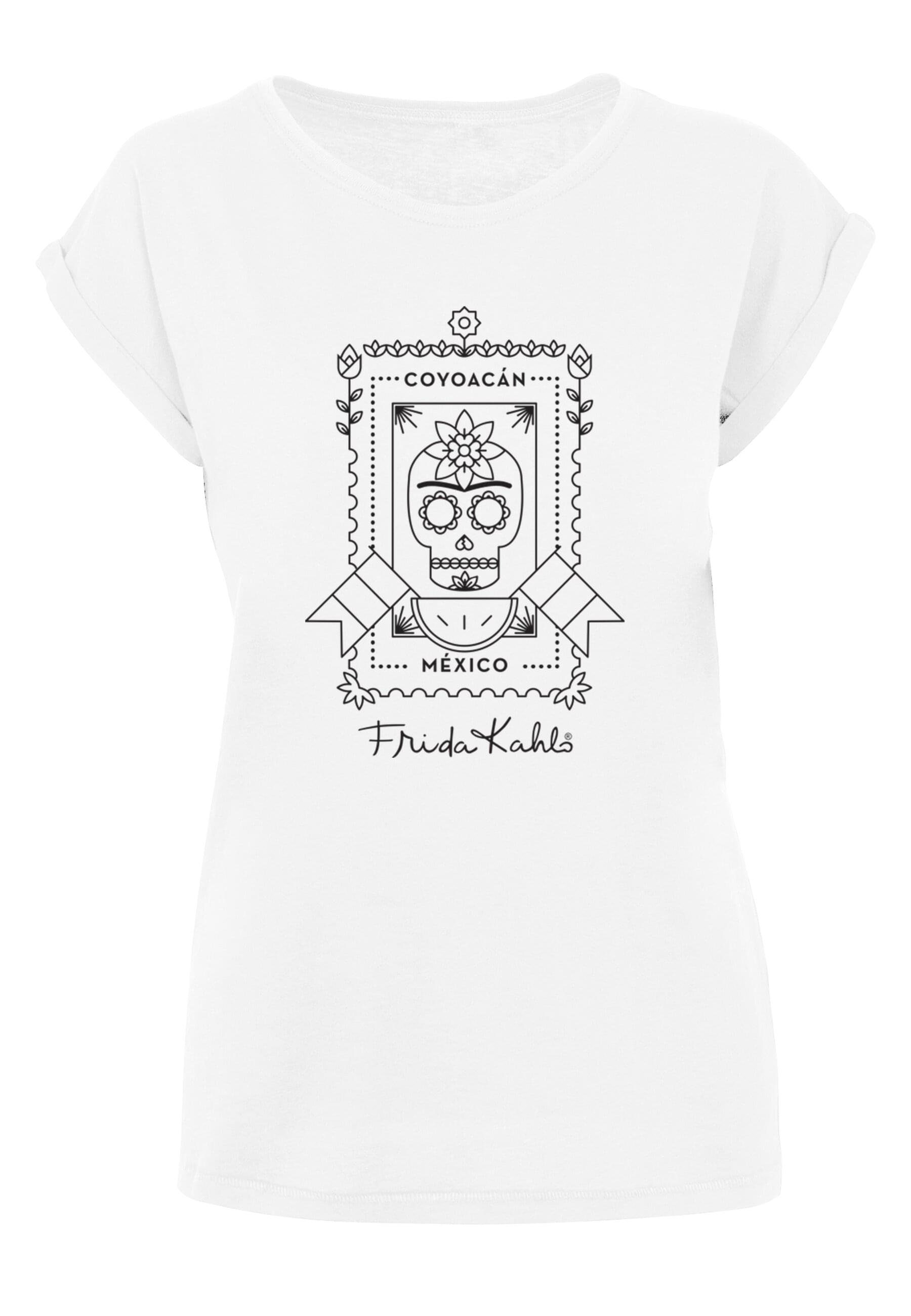 Merchcode T-Shirt Damen Ladies Frida Kahlo Coyacan T-Shirt (1-tlg) | T-Shirts