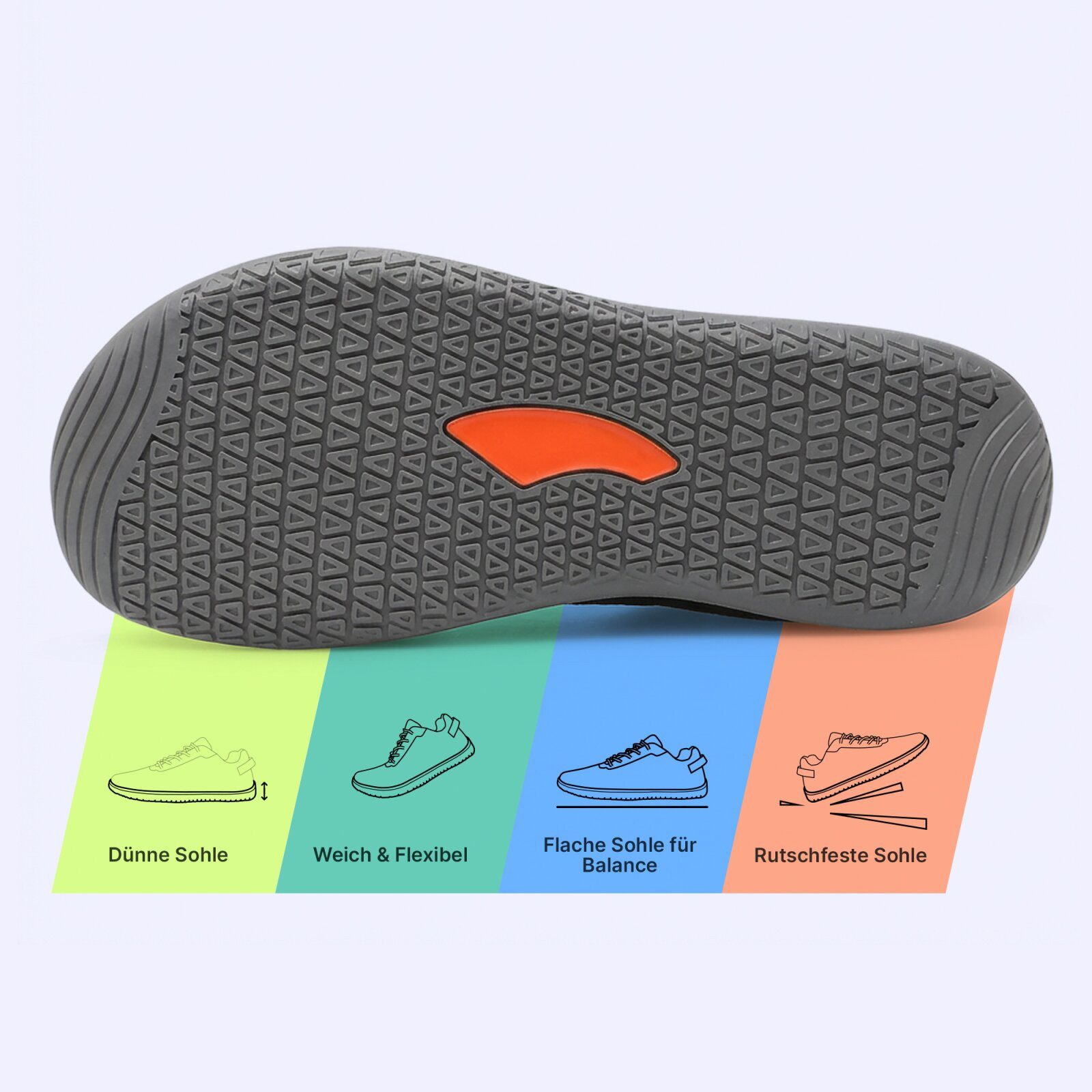 DOTALES Litestep Barfußschuhe Damen & Herren Barfuß Sneaker Barfußschuh Minimalschuhe