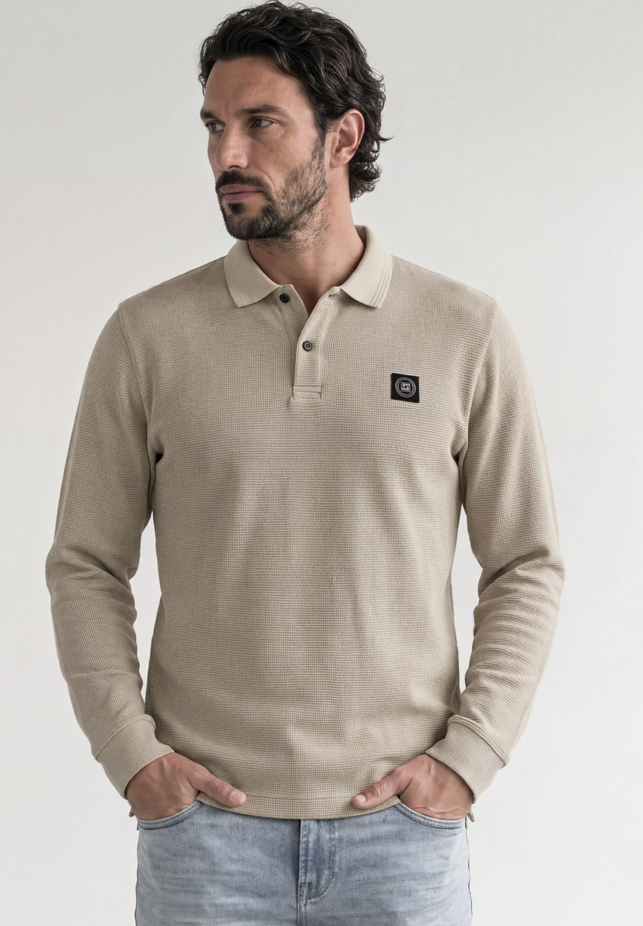STREET ONE MEN Poloshirt im soften Baumwoll-Mix