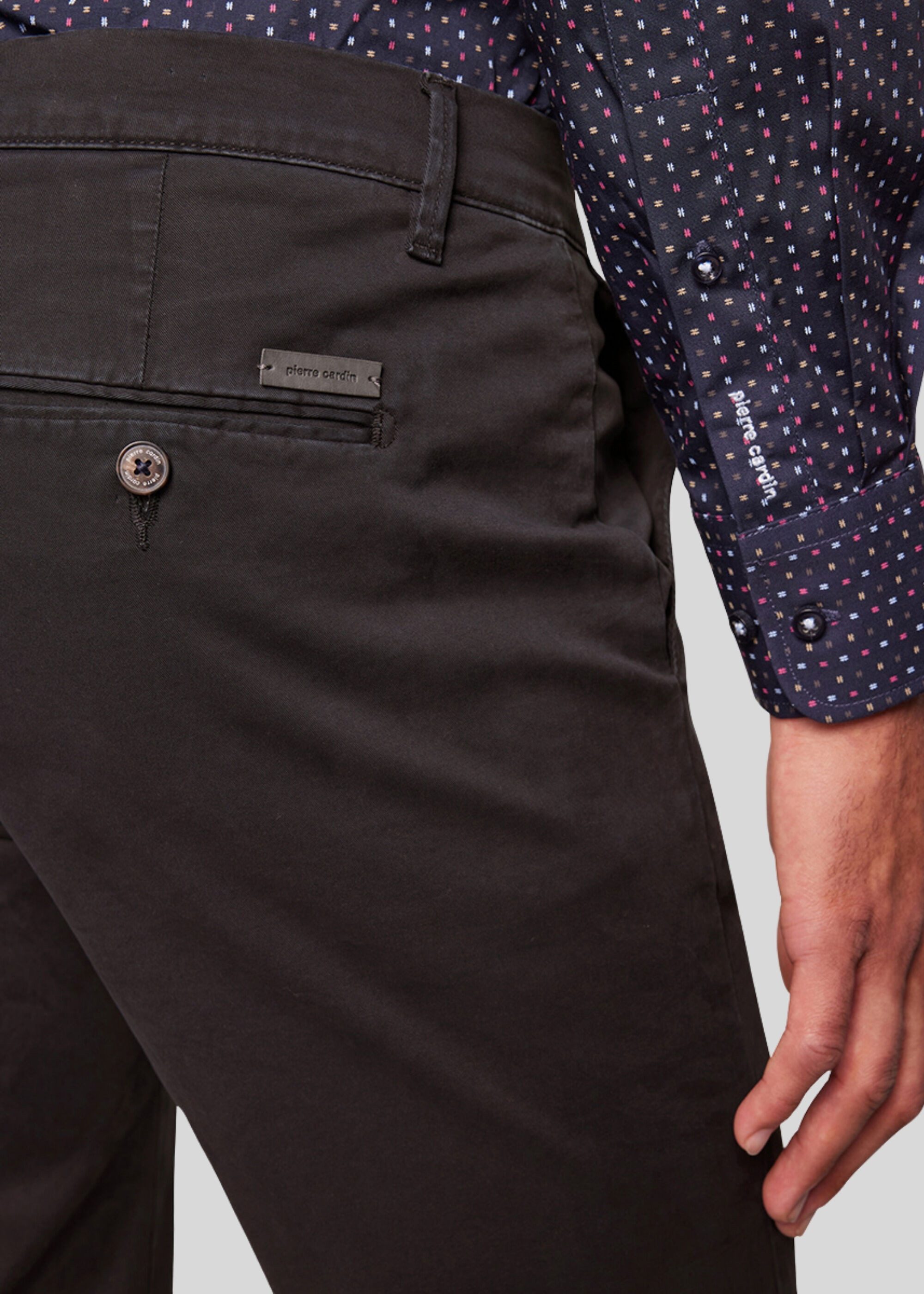 Pierre Cardin Chinohose Colmar (1-tlg) mit geradem Schnitt