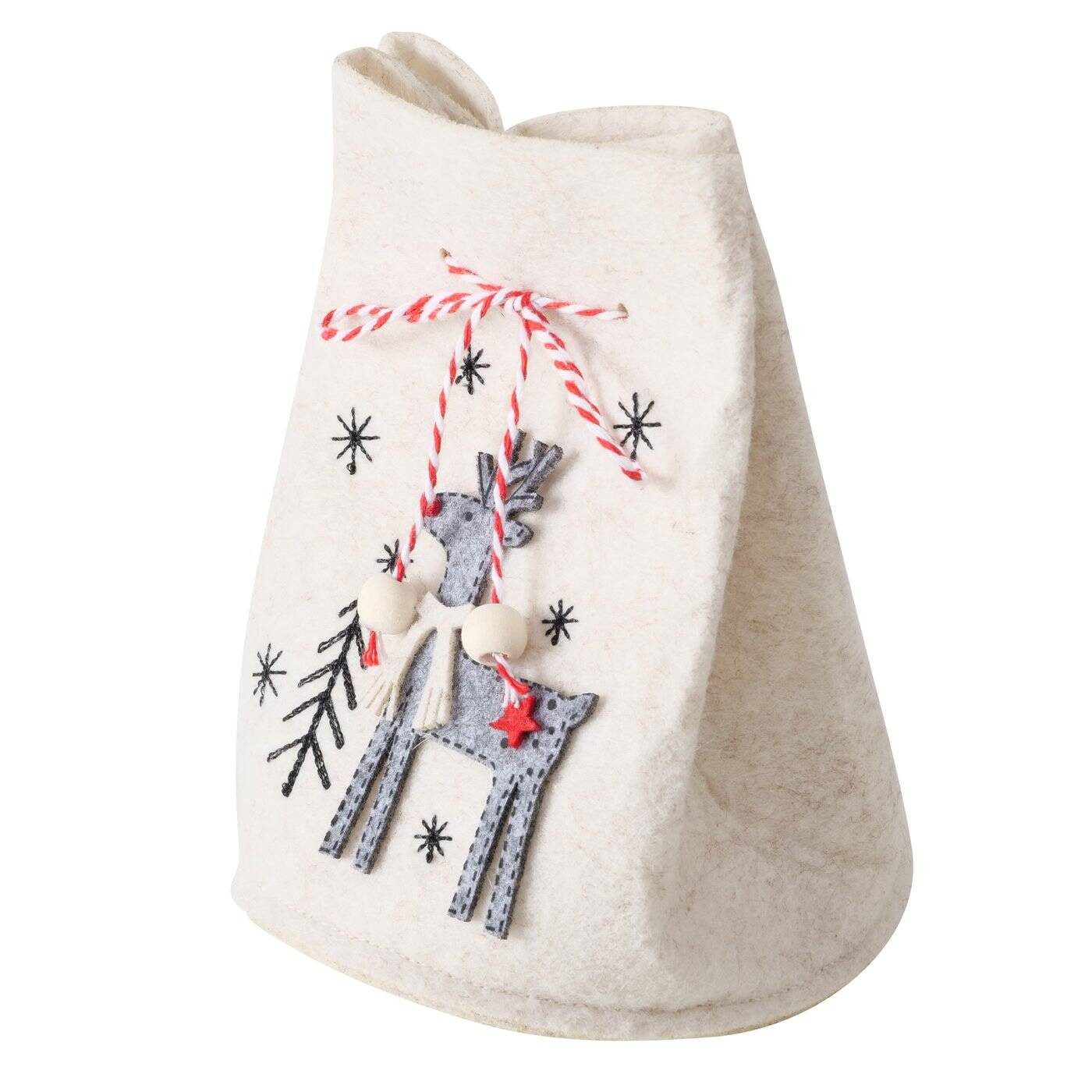 BOLTZE GRUPPE GmbH Dekoobjekt Geschenktasche aus stabilem Material JOY, H. 14,5 cm (1 Stk., 1 Stk), Geschenktasche