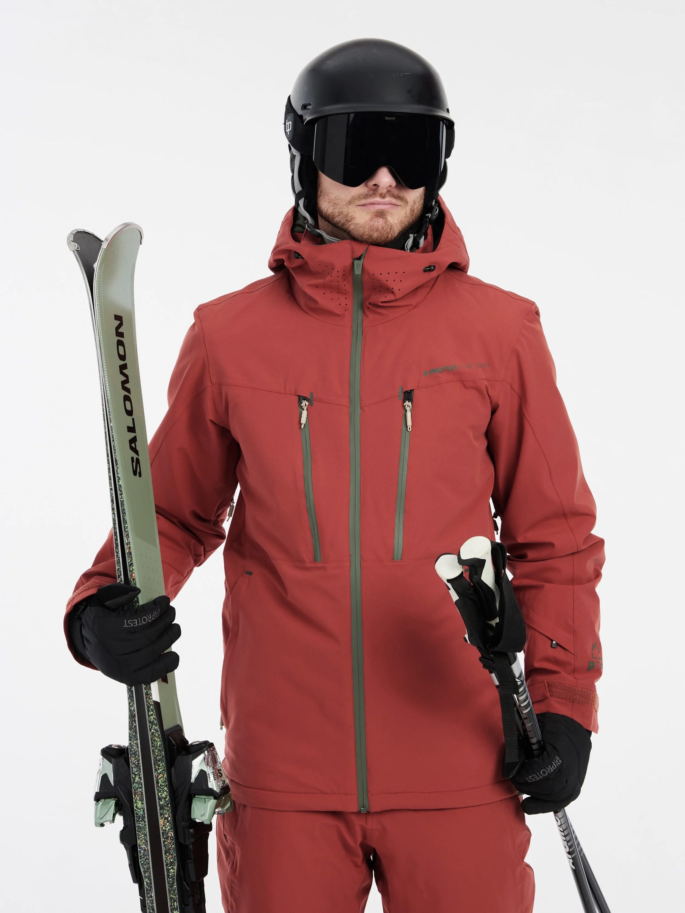 Skijacke PRTTIMOTHY snowjacket Barn Red