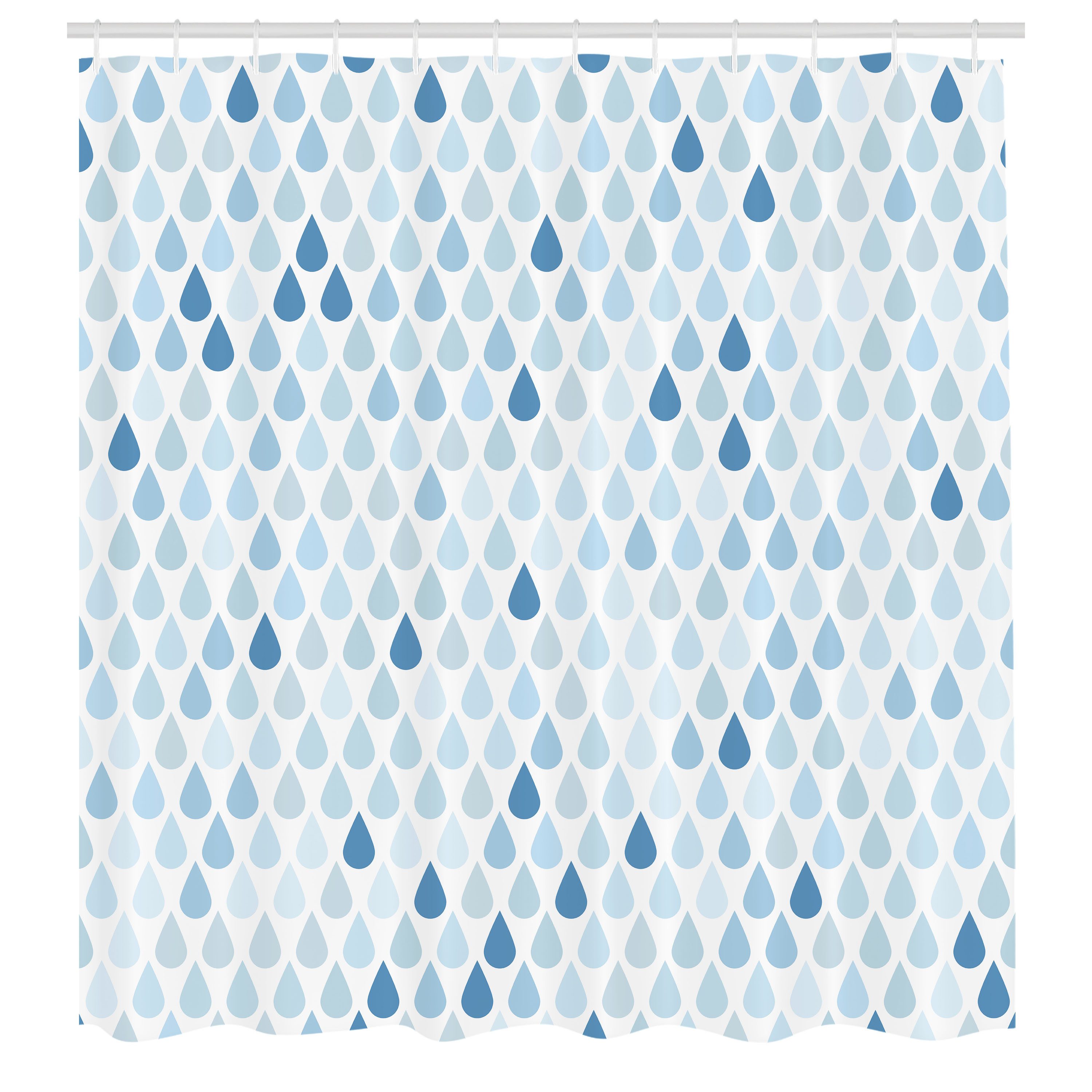 Abakuhaus Duschvorhang Moderner Digitaldruck mit 12 Haken auf Stoff Wasser günstig online kaufen