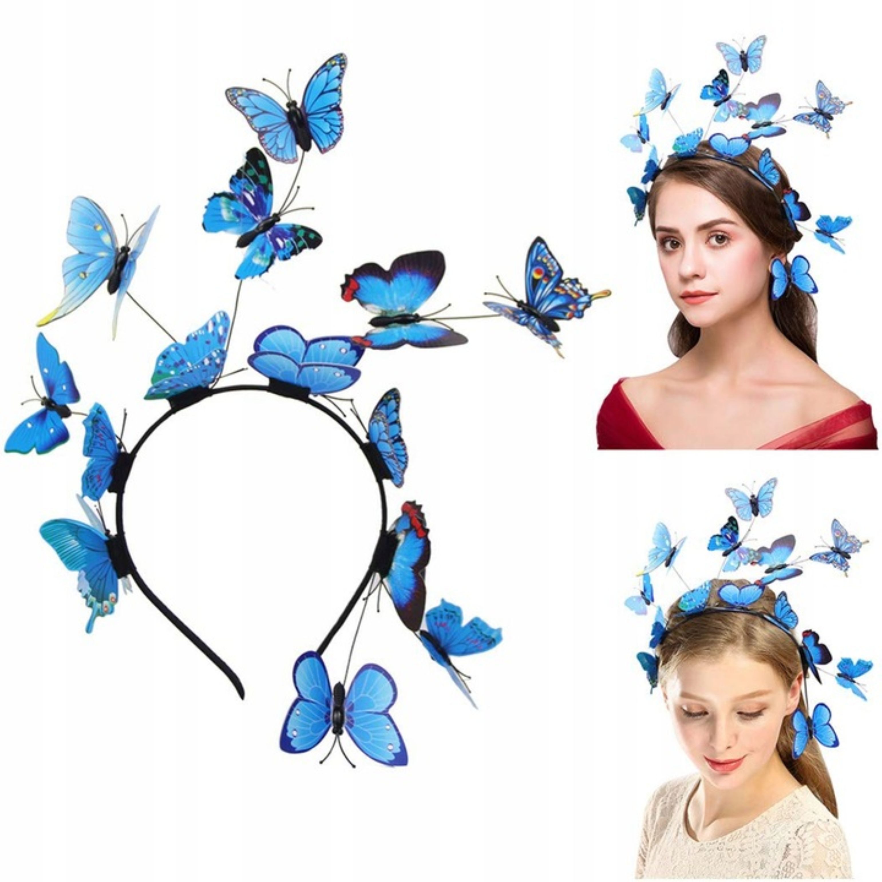Festivalartikel Partyanzug Damen Schmetterling Umhang Flügel Cosplay Kostüm Set 165x145cm