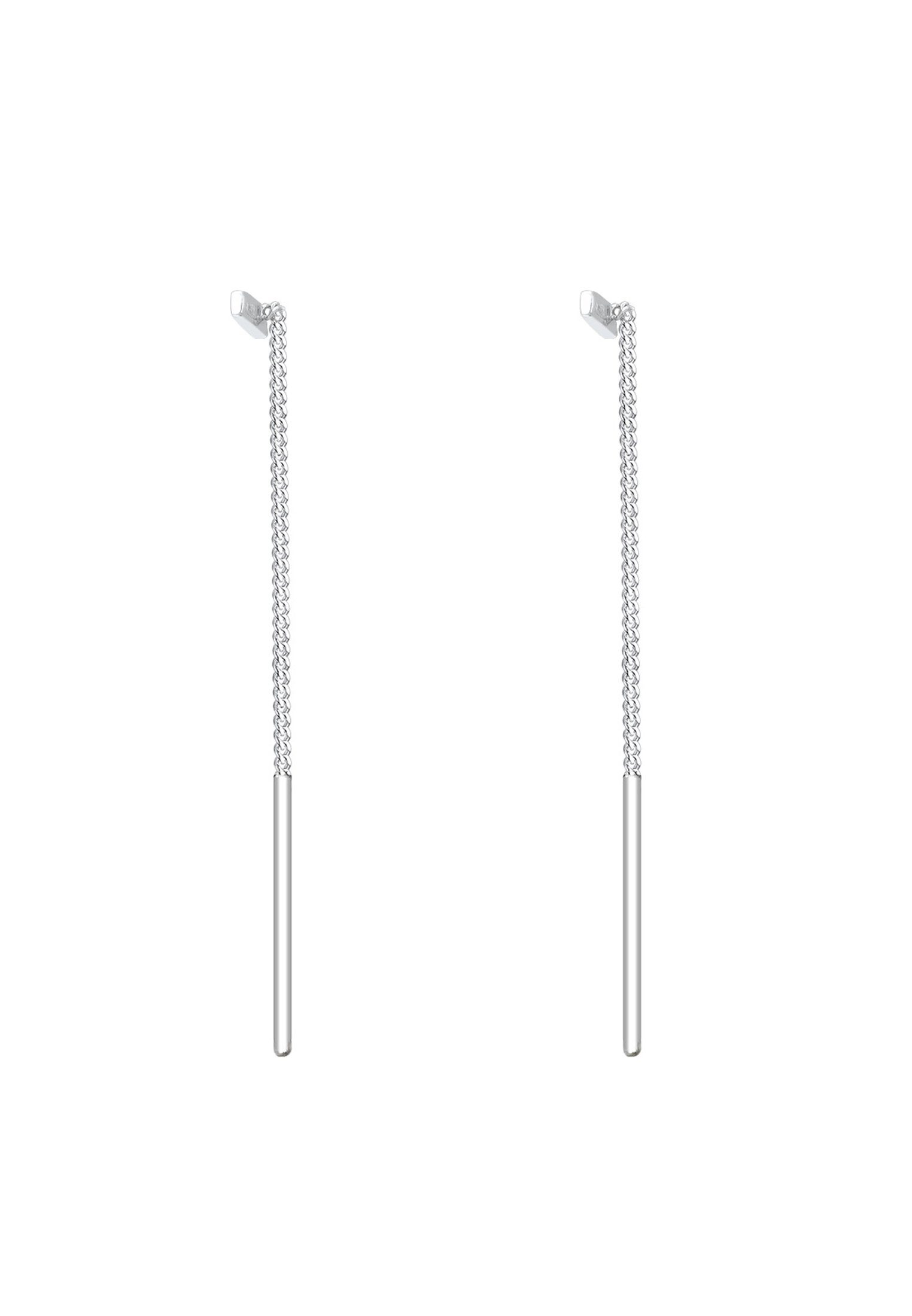 Elli Paar Ohrhänger Durchzieher Kette Geo Trend Stift Schmuck Geschenk 925 Silber, Geo