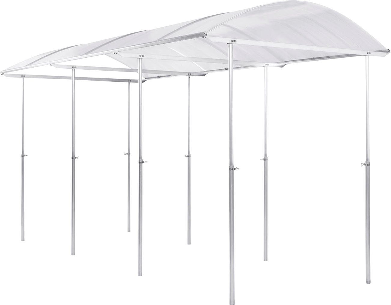 Beckmann Pflanzenschutzdach Modell 2, BxTxH: 150 x 300 x 180 cm, höhenverstellbar 80-180 cm