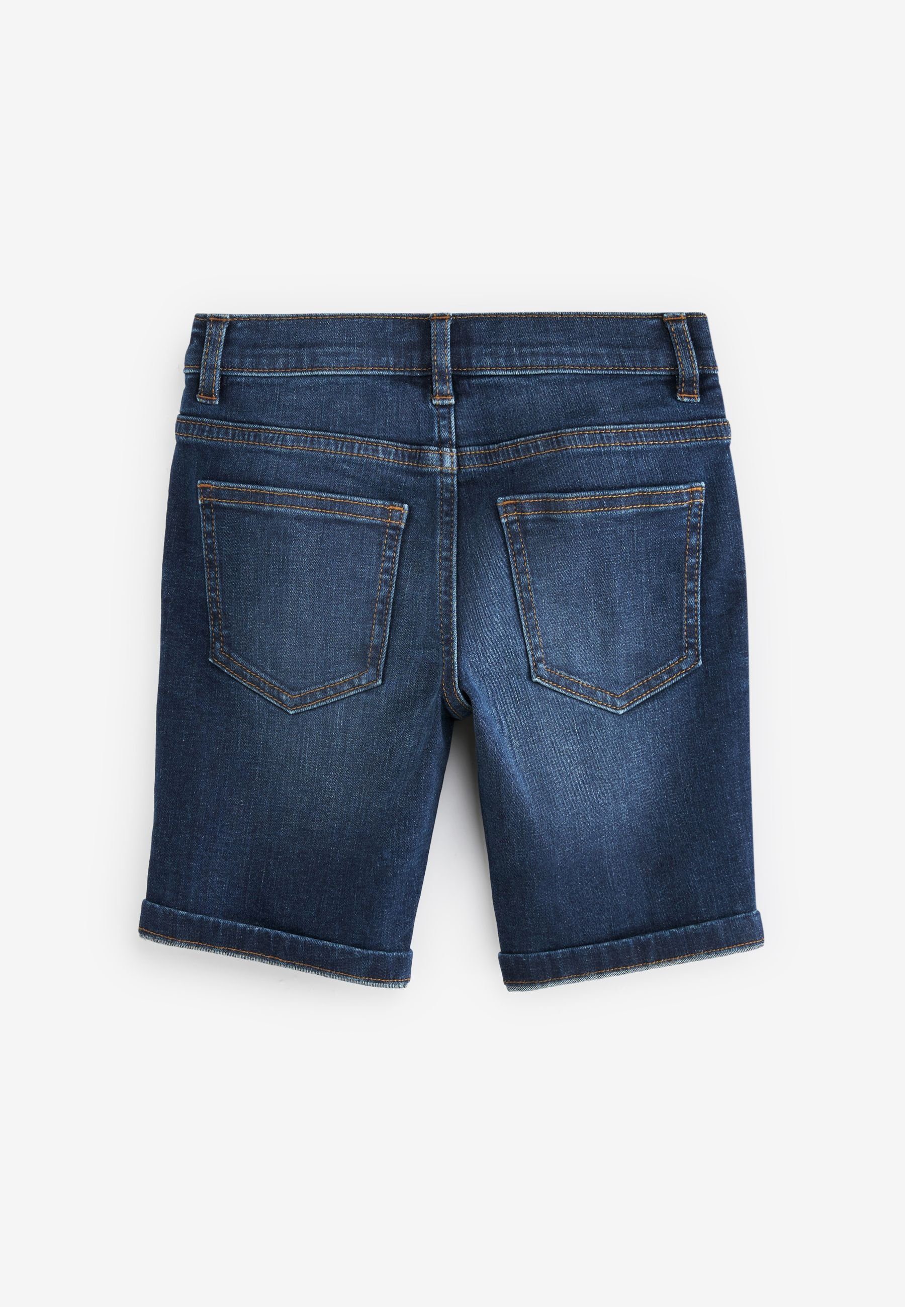 Jeansshorts Next Denim-Shorts Dark (1-tlg) Blue