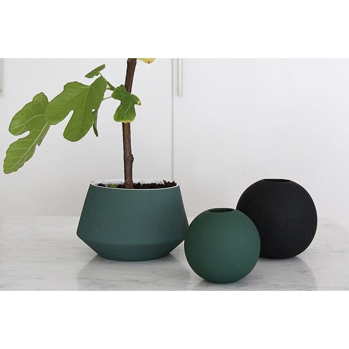 Cooee Design Dekovase Vase Ball Dark Green (10cm)