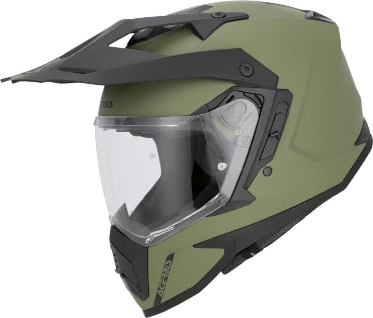 Acerbis Motocrosshelm Assault Enduro Helm, vorbereitet für Pinlockscheibe,integriertes Sonnenvisier