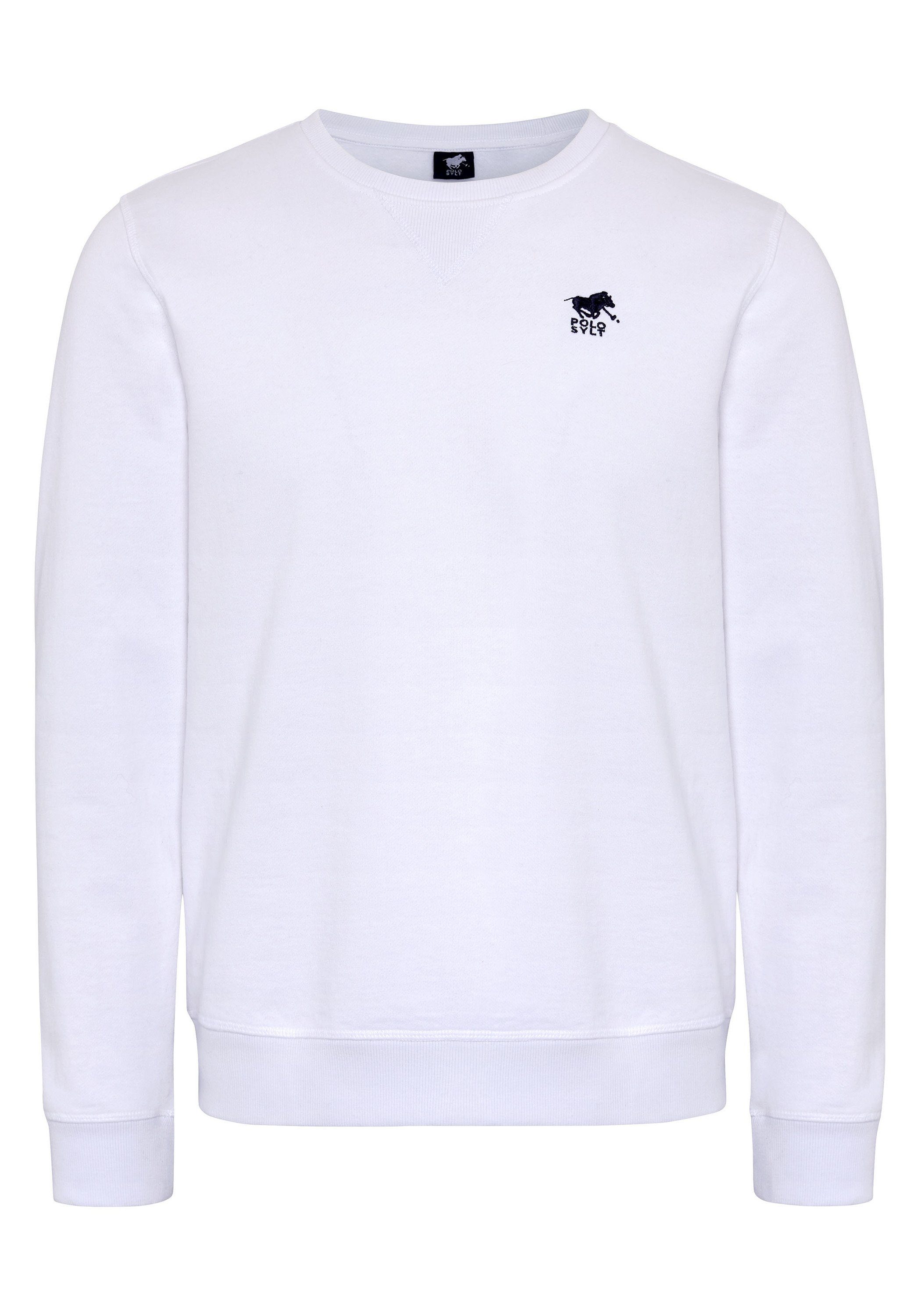 Polo Sylt Sweatshirt mit gesticktem Logo günstig online kaufen