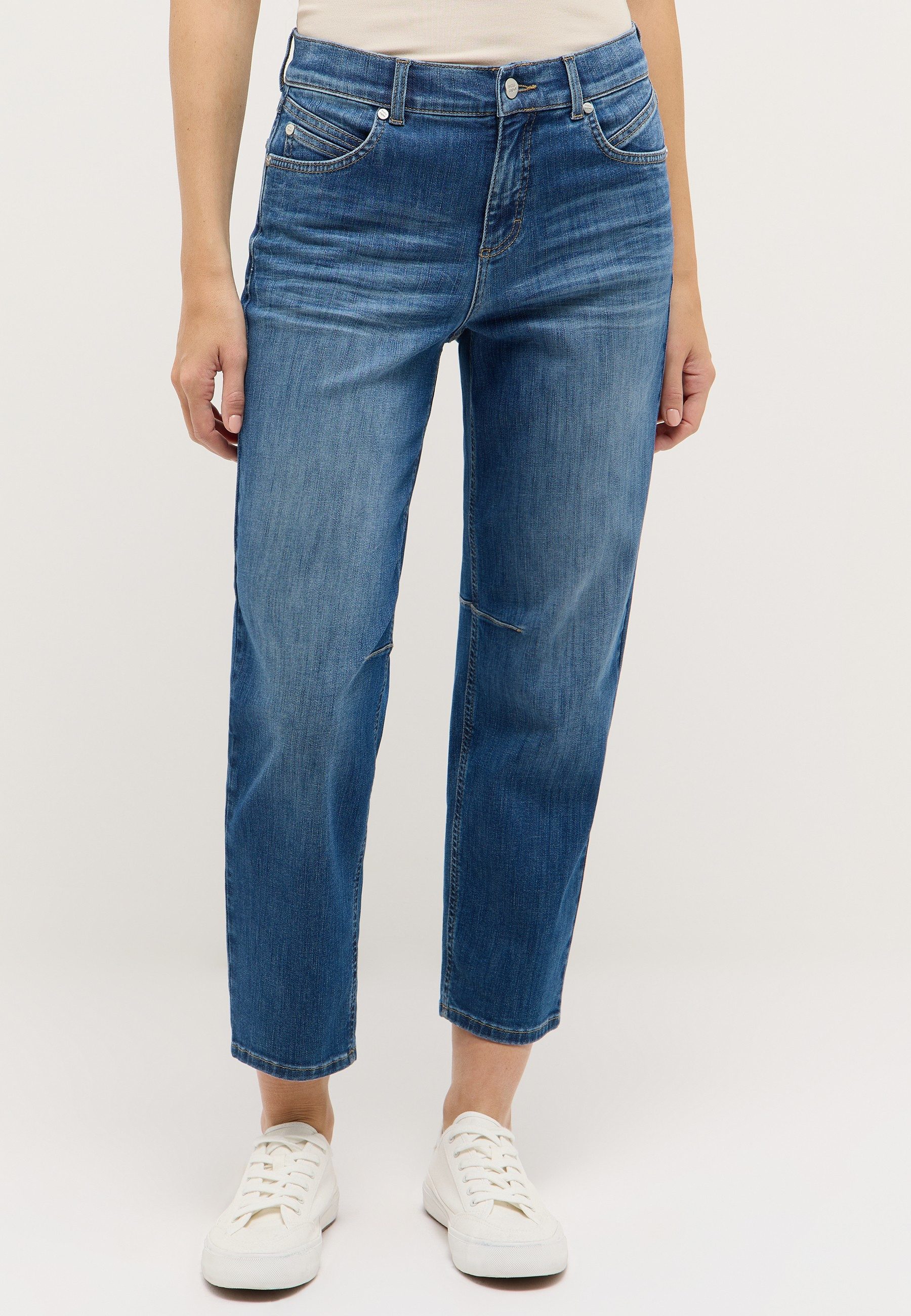 ANGELS 7/8-Jeans EVY 7/8-lange Schnittform, lockere Passform, aus Baumwollmischung