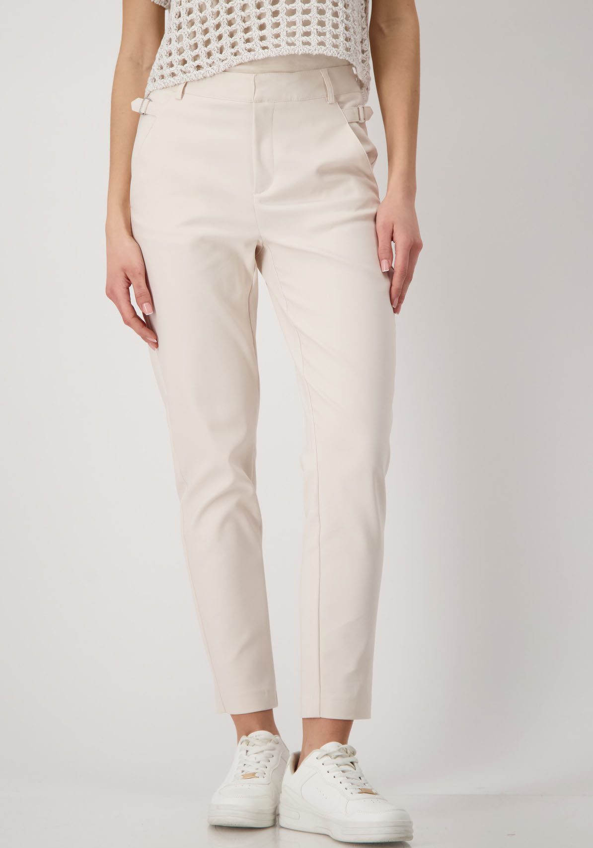 Monari Röhrenhose mit Zierriegeln günstig online kaufen