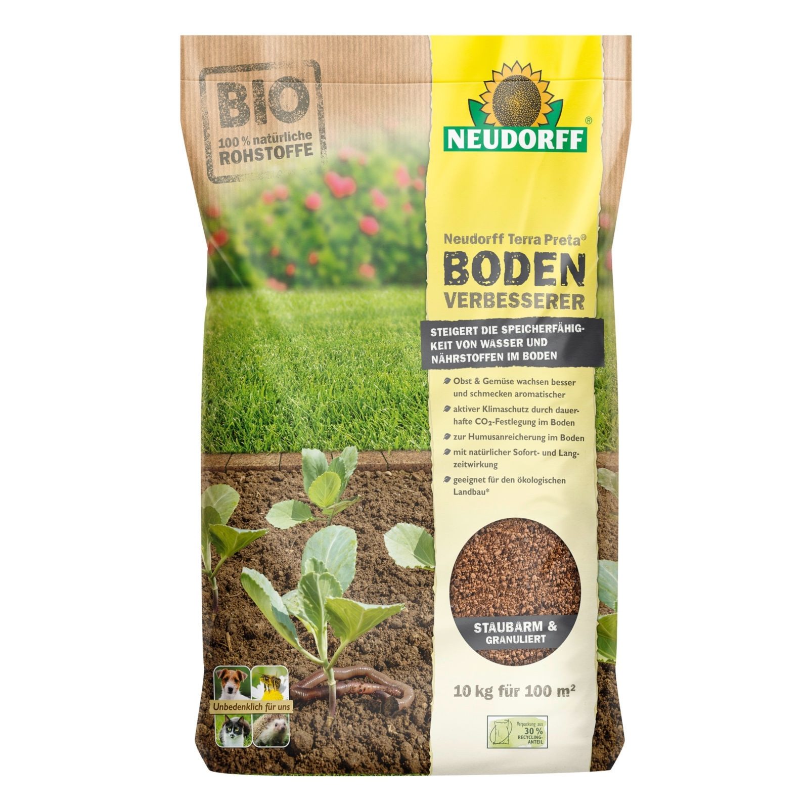 Neudorff Rasendünger Terra Preta BodenVerbesserer 10 kg günstig online kaufen