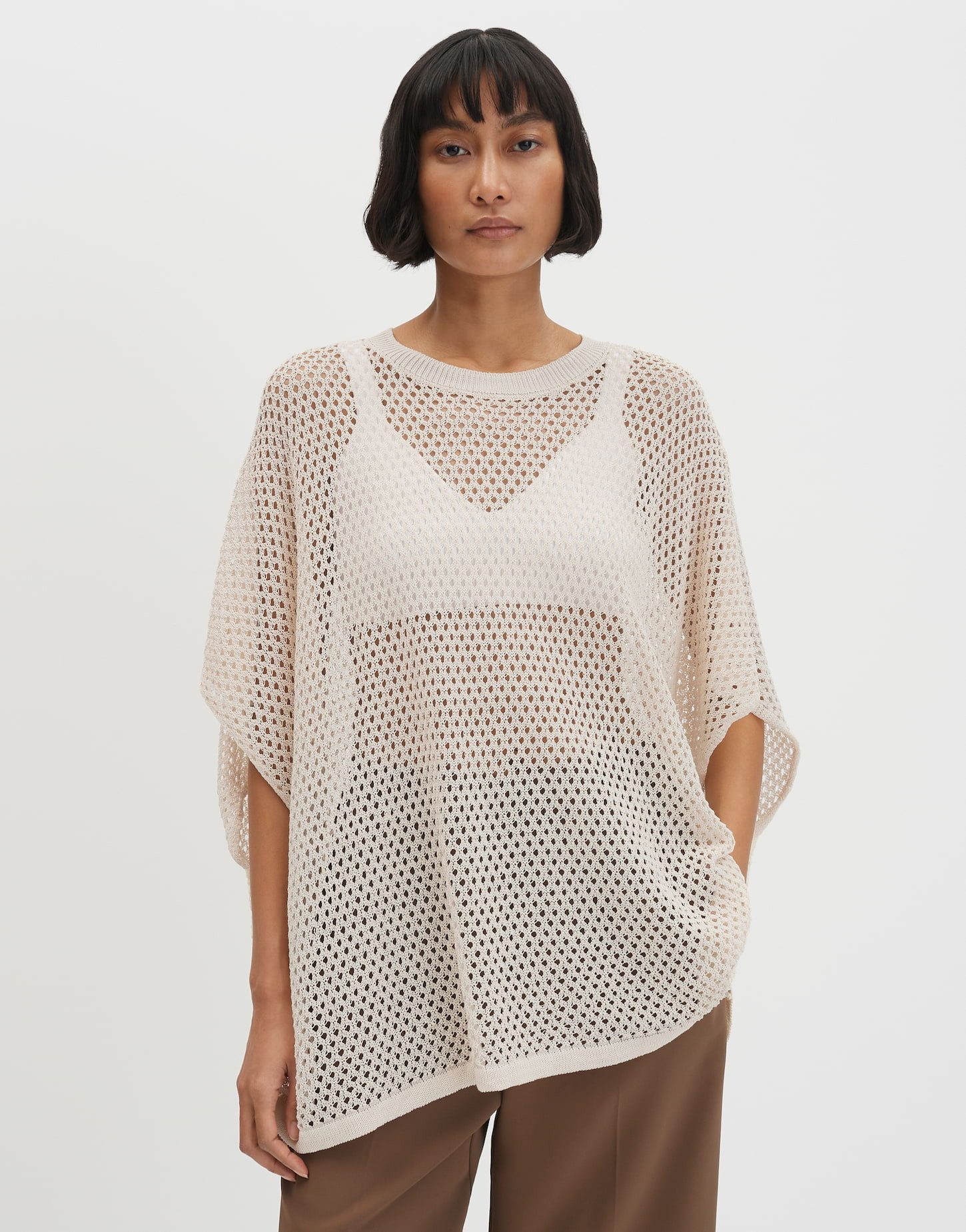 someday Poncho Beluni Cape in Crochet-Optik