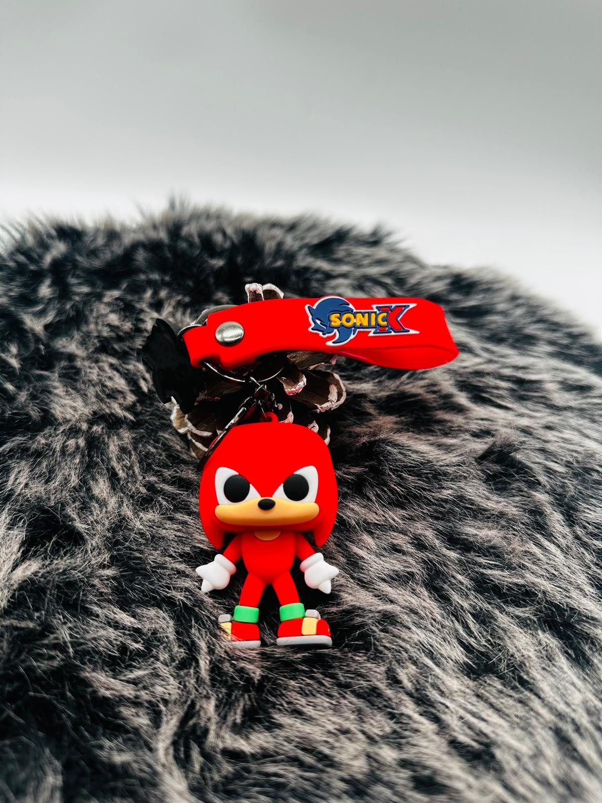 soma Schlüsselanhänger Schlüsselanhänger Sonic the Hedgehog 7cm Geschenk Cartoon rot (1-tlg), Schlüsselanhänger Haustierschlüsselanhänger Geschenk Hund Frau Herren