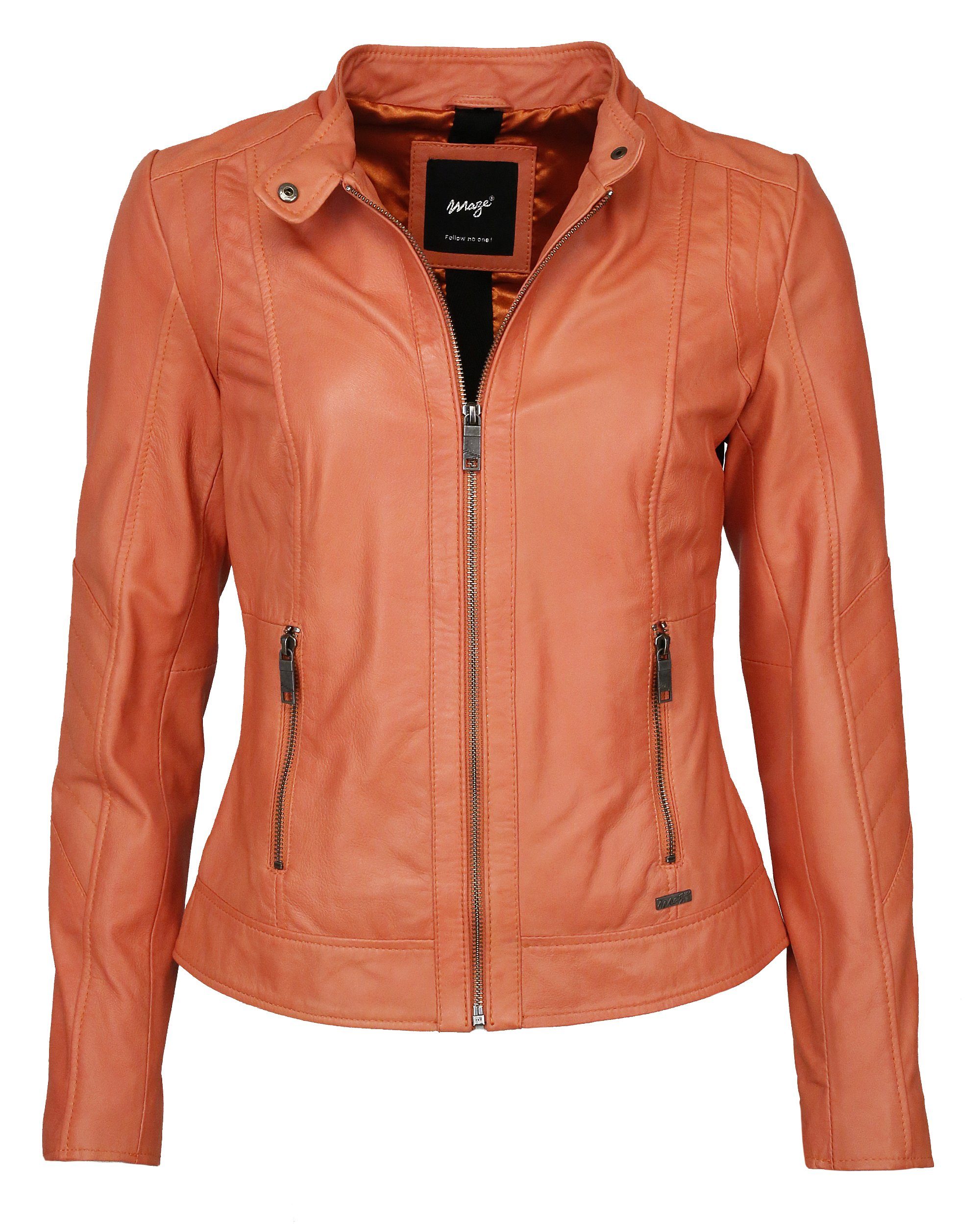 Maze Lederjacke Marcie orange