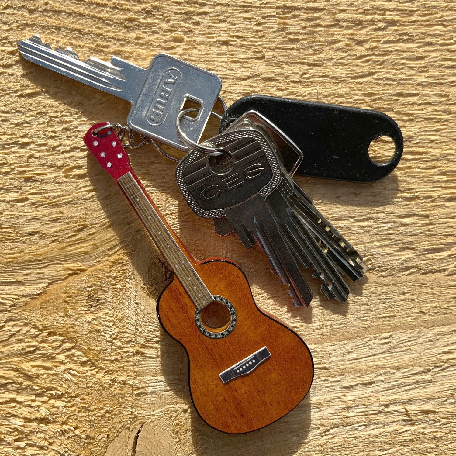 FTWdesign Schlüsselanhänger Akustik Gitarre Schlüsselanhänger günstig online kaufen