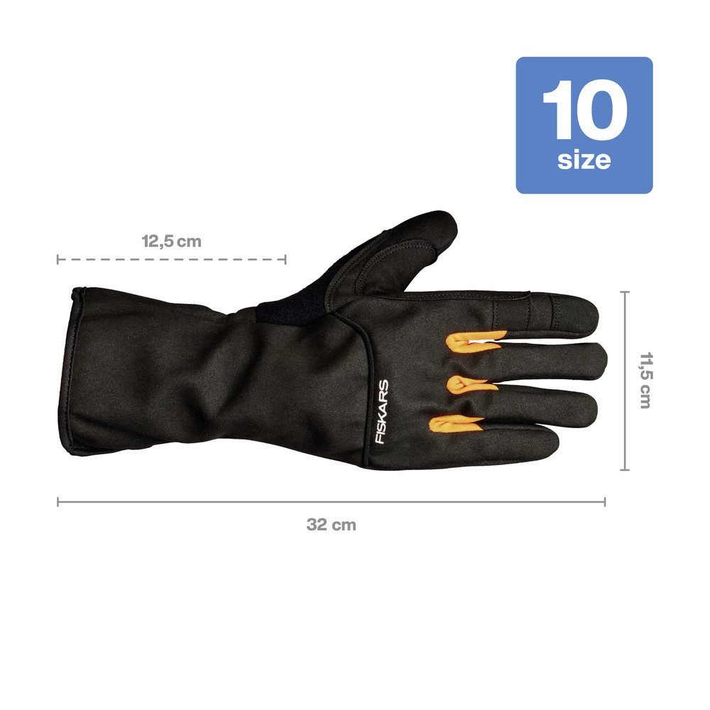 Fiskars Gartenpflege-Set Fiskars 1071153 Handschuh Schwarz 1 St.