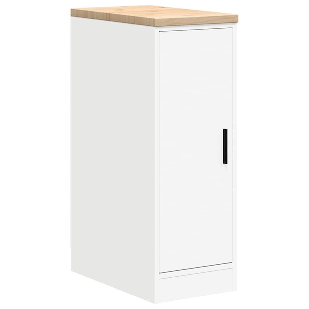 vidaXL Schrankmodule Garagen-Aufbewahrungsschrank Weiß 30x51x85 cm günstig online kaufen