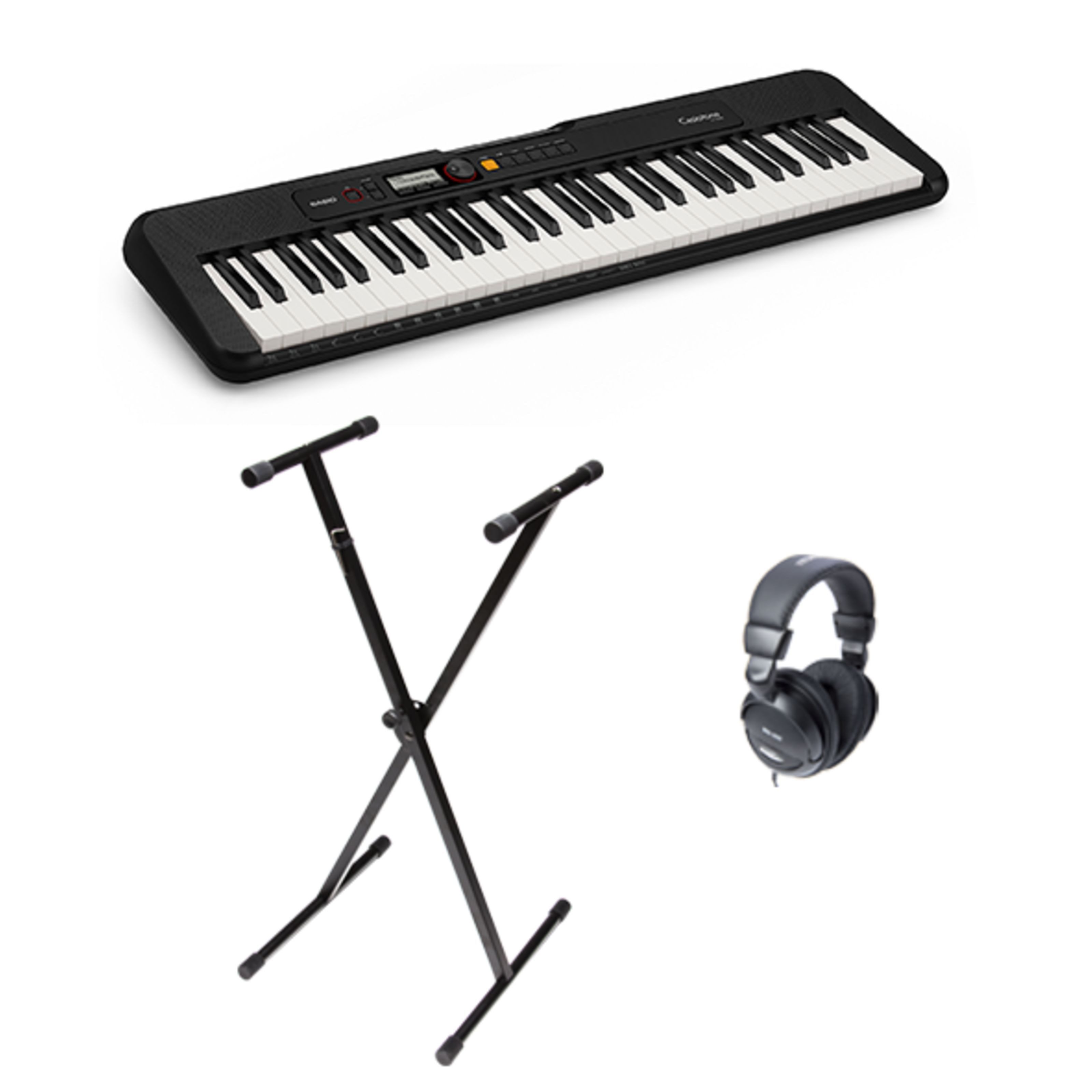 CASIO Home-Keyboard (Keyboards, Home Keyboard Sets), CT-S200 BK Standard - Keyboard Set