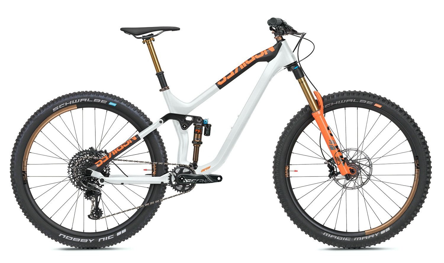 NS Bikes Mountainbike MTB Fully NS Bikes Define AL 150/0 29" Enduro/AM White 29" Diamant, 12 Gang SRAM SRAM X01 Eagle, 12-fach Schaltwerk