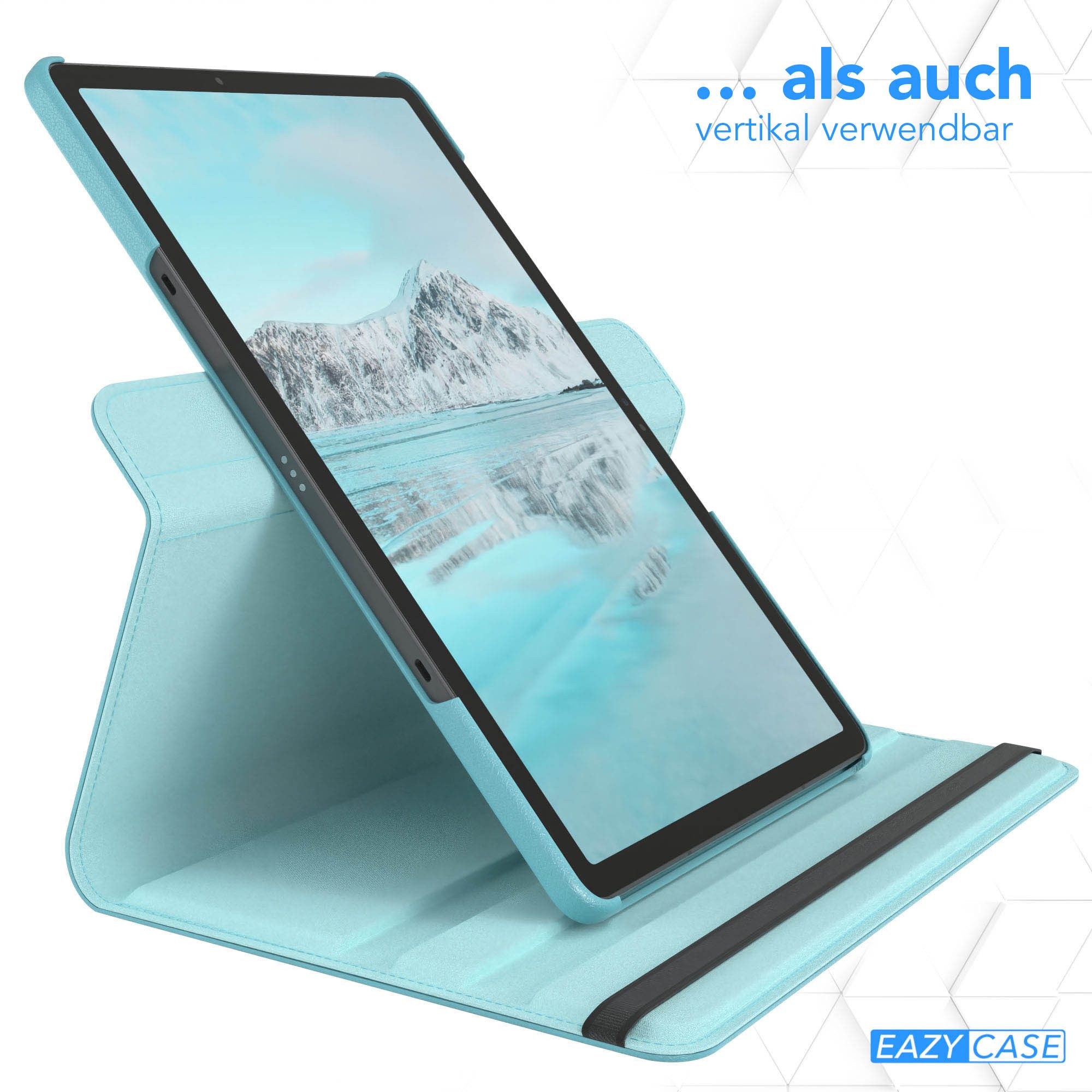 EAZY CASE Tablet-Hülle Rotationcase für Samsung Galaxy Tab S10 Lite 10,9 Zoll, Schutzasche für Tablets Flipcase Hülle Kratzschutz Displayschutz Blau – Bild 5 von 5
