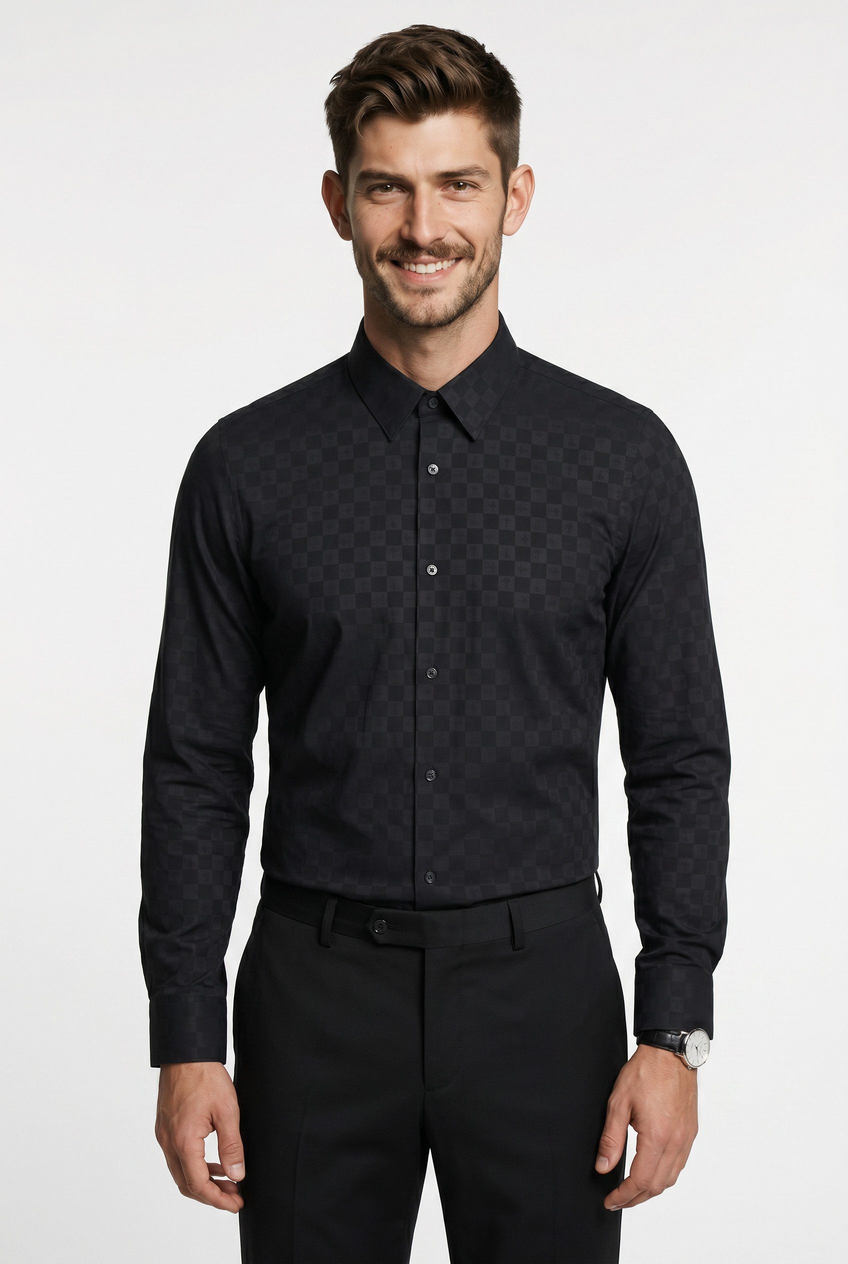 JOOP! Langarmhemd Pierce Regular fit mit klassischem Hemdkragen