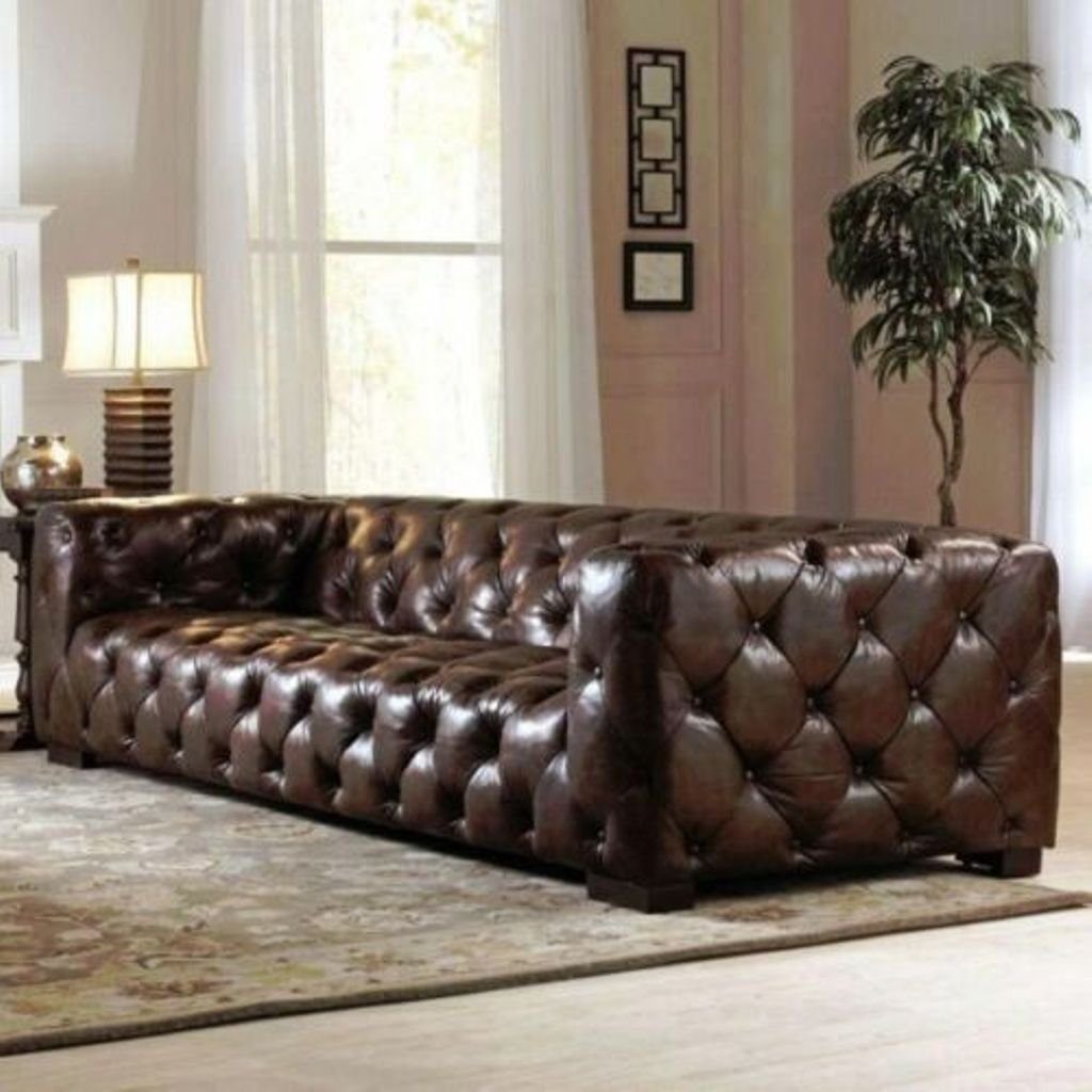 JVmoebel Sofa, XXL Big Sofa Couch Chesterfield 245cm Polster Sofas 4 Sitzer
