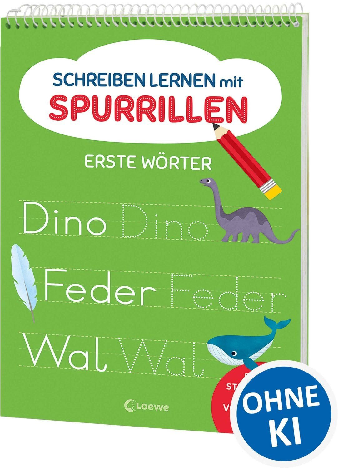 Schreiben lernen mit Spurrillen - Erste Wörter / diverse