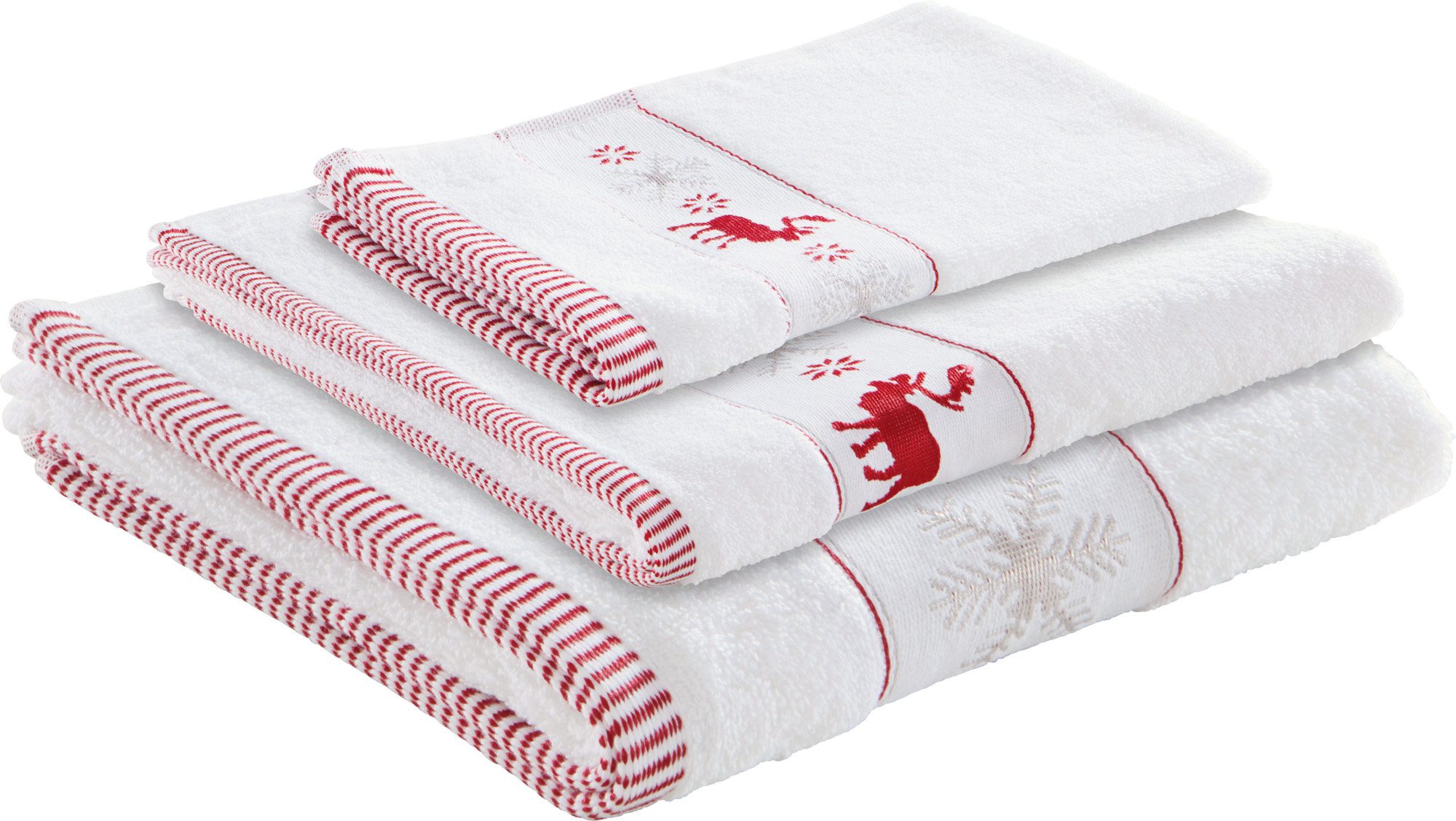 Erwin Müller Handtücher Frottier-Set 3-teilig, Motiv günstig online kaufen