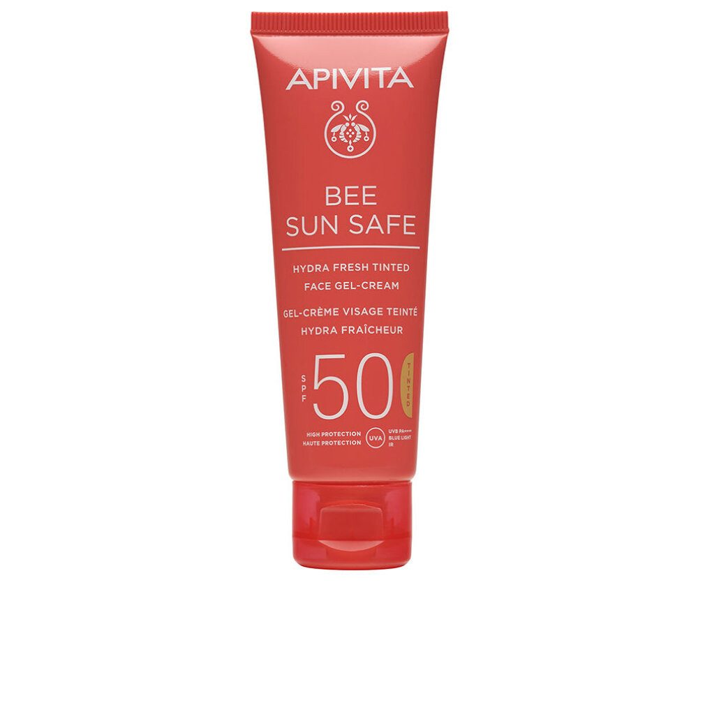 Apivita Tagescreme Bee Sun Hydra Fresh Getönte Gesichtsgelcreme Spf50 50ml