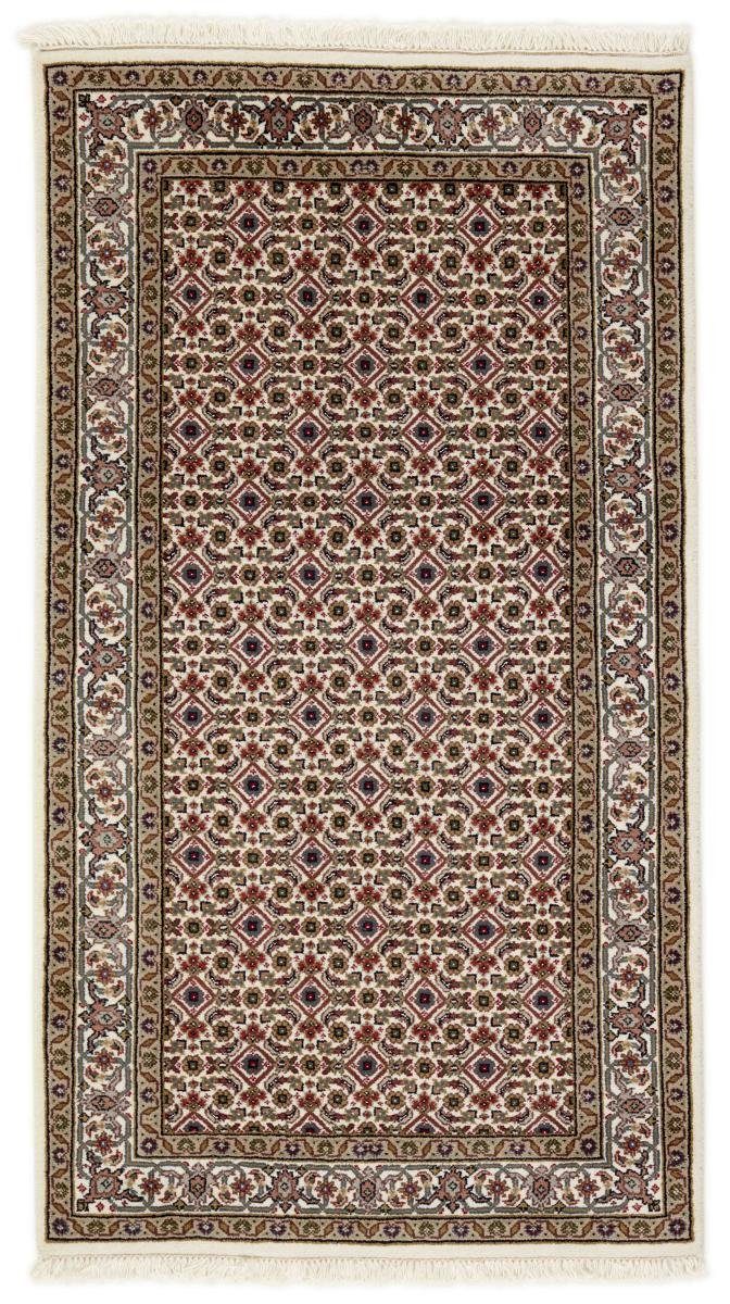 Orientteppich Indo Täbriz 93x166 Handgeknüpfter Orientteppich, Nain Trading, rechteckig, Höhe: 12 mm