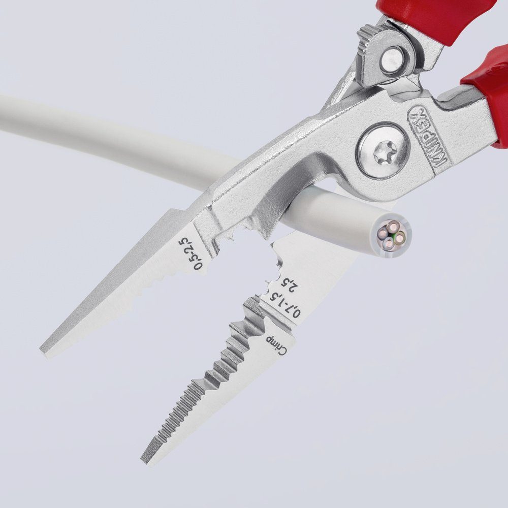 Knipex Abisolierzange Elektro-Installationszange 13 96 200 – Bild 4 von 5
