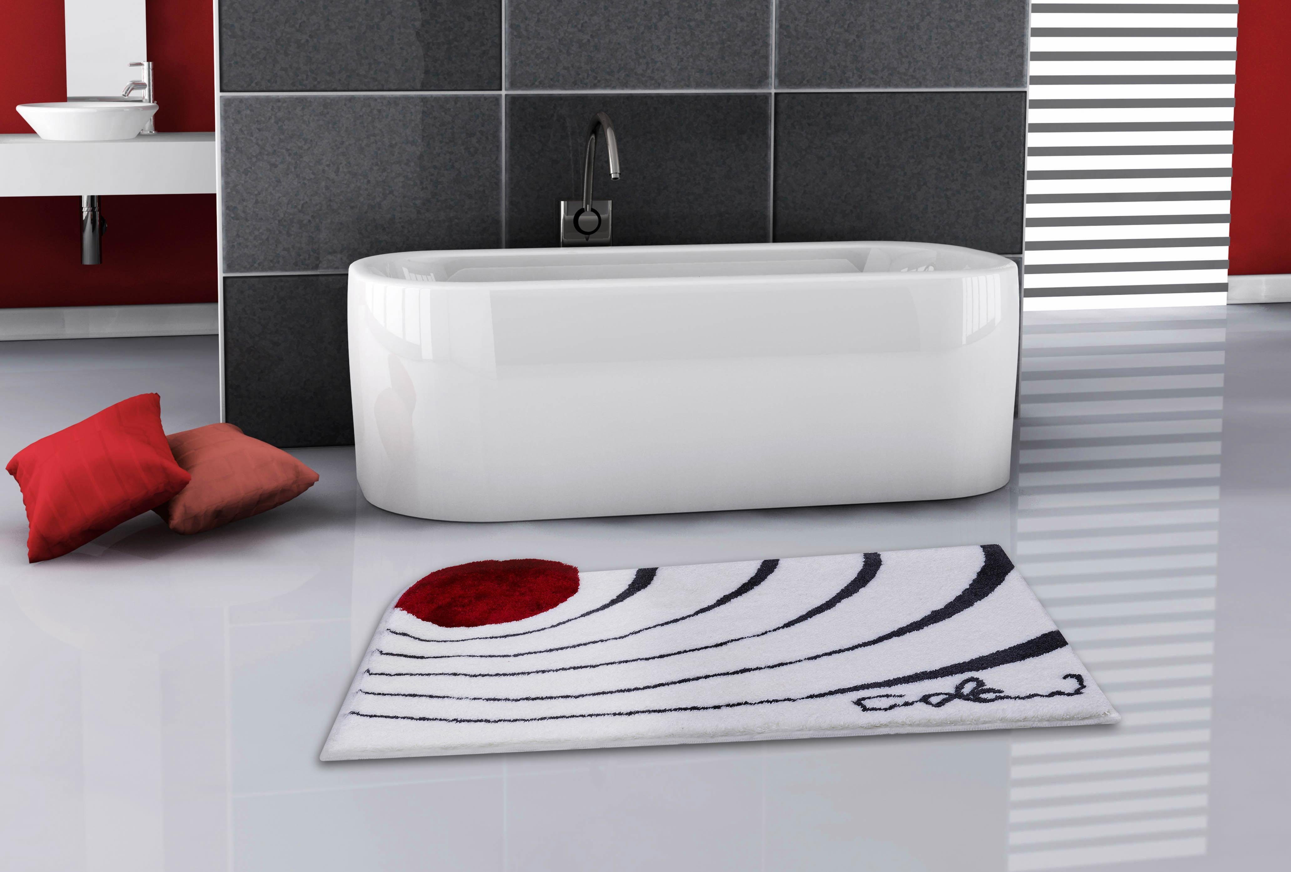 Colani Badematte Colani 2, Höhe 24 mm, rutschhemmend beschichtet, fußbodenh günstig online kaufen