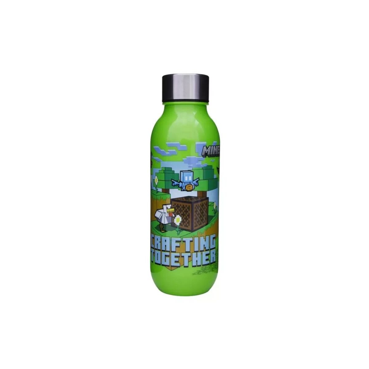 Minecraft Trinkflasche Minecraft Crafting Plastikflasche mit Schraubverschluss 640