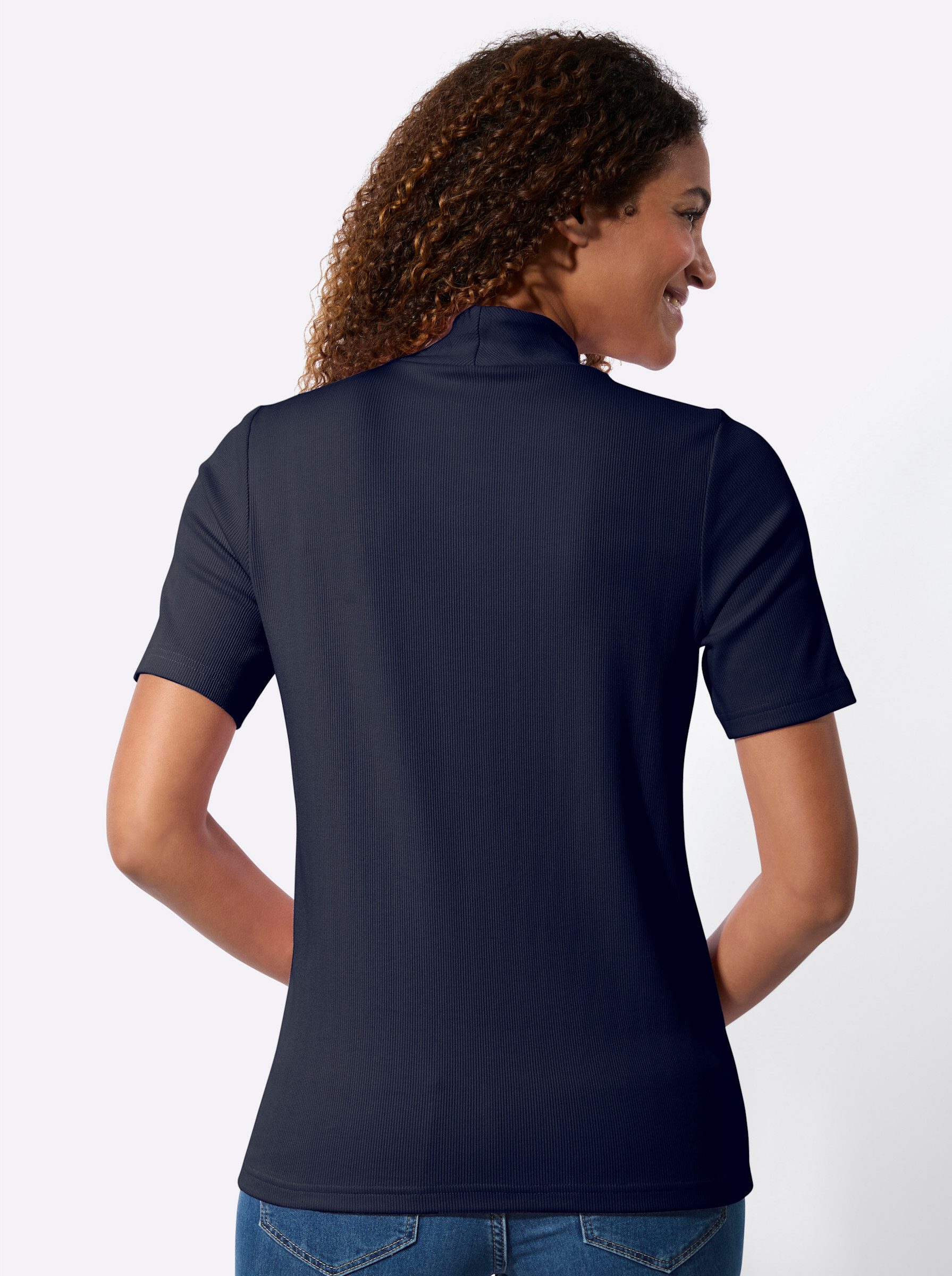 Witt T-Shirt Stehkragen-Shirt Kurzarm