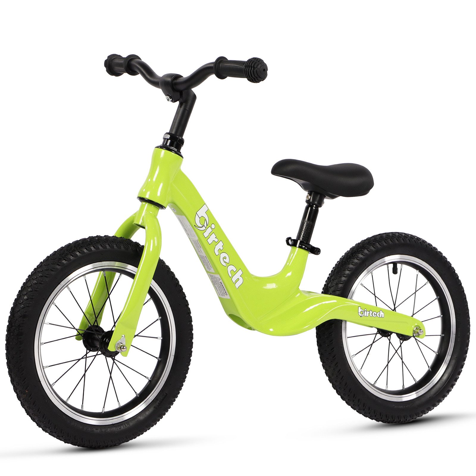 H.yeed Laufrad mit Magnesiumrahmen für Jungen und Mädchen von 3, 4, 5, 6 Jahren 14 Zoll, pedalloses Kinderlaufrad