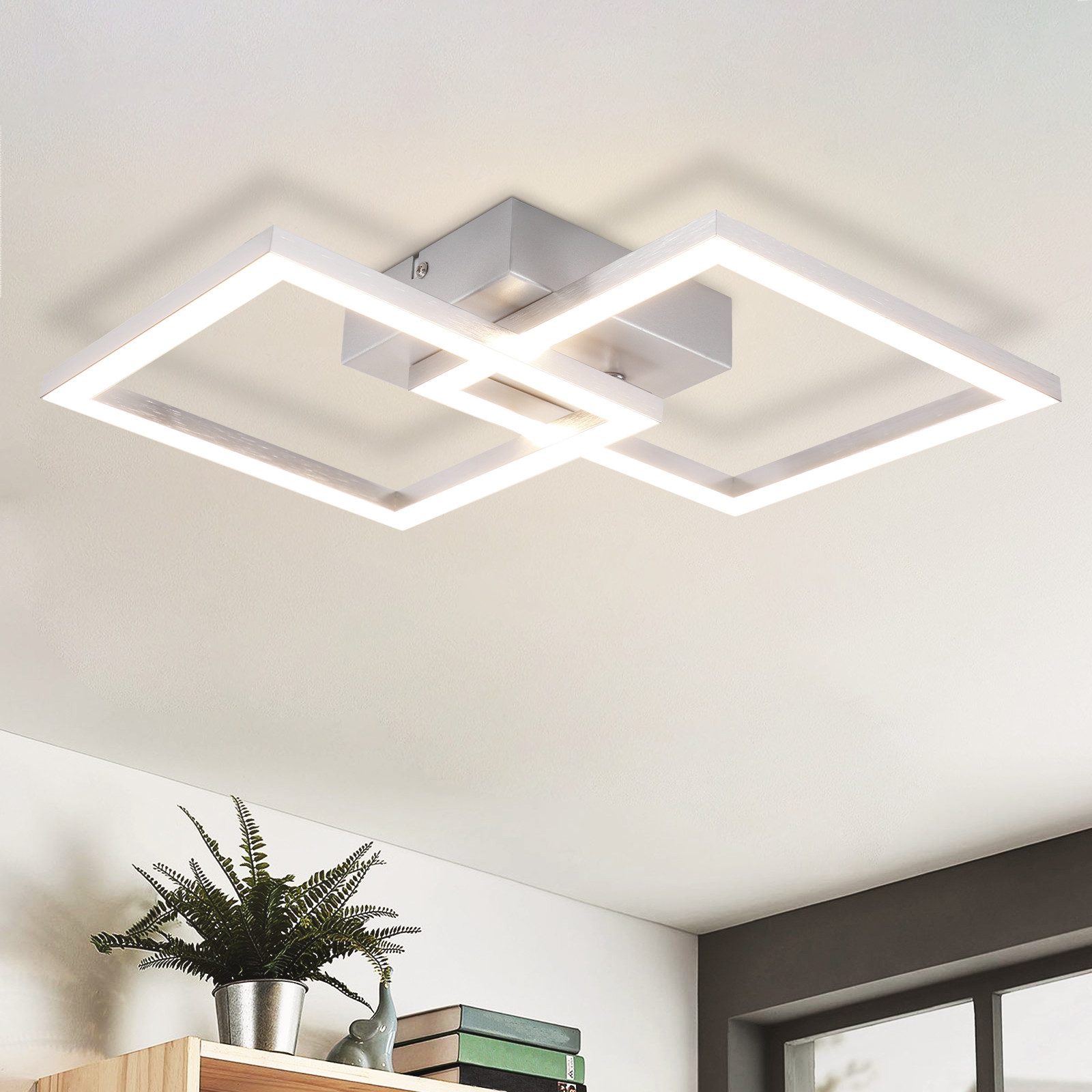 ZMH LED Deckenleuchte Whonzimmer Modern 2 günstig online kaufen