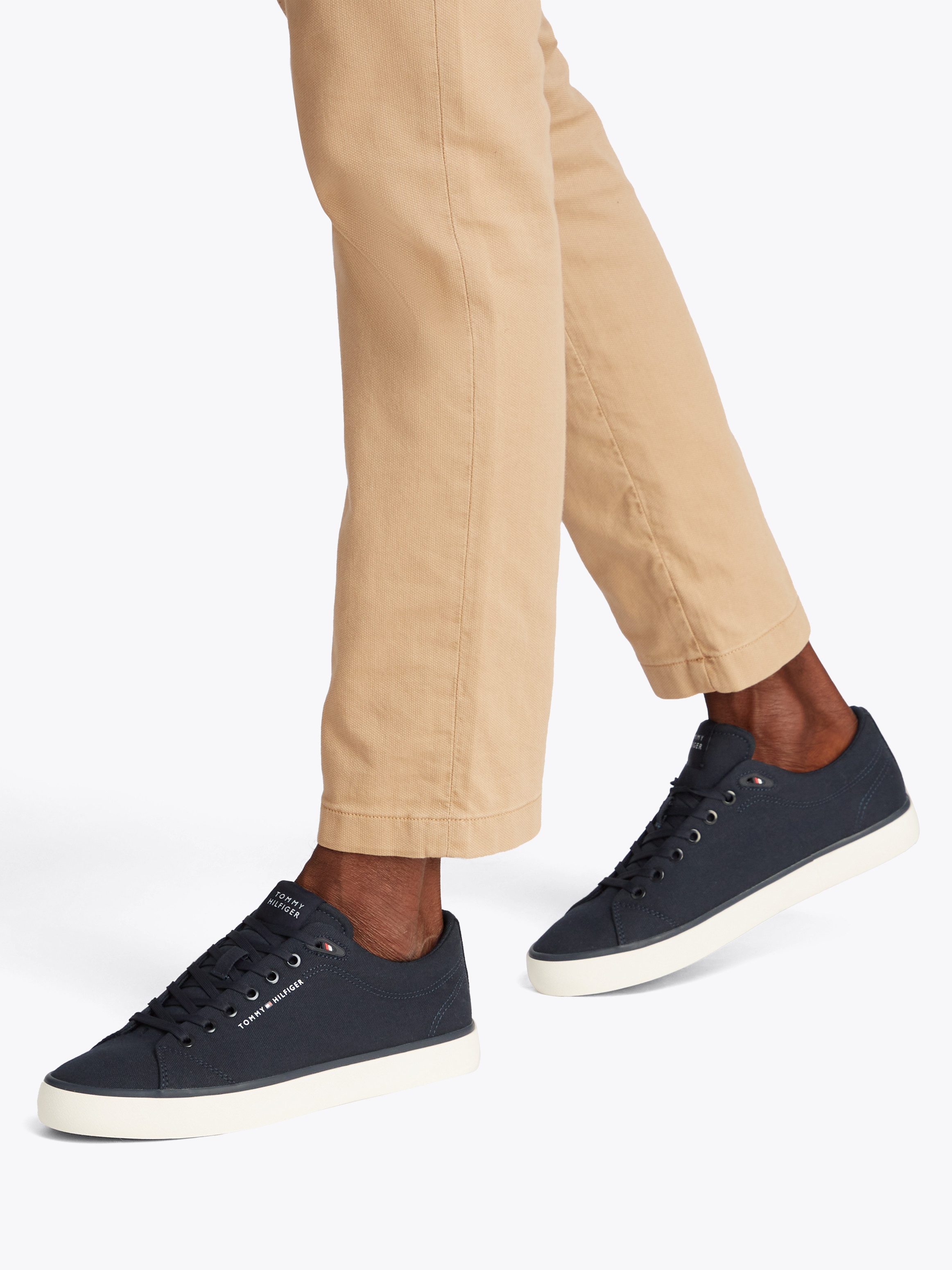 Tommy Hilfiger TH HI VULC LOW CORE CANVAS Sneaker, Freizeitschuh, Halbschuh günstig online kaufen