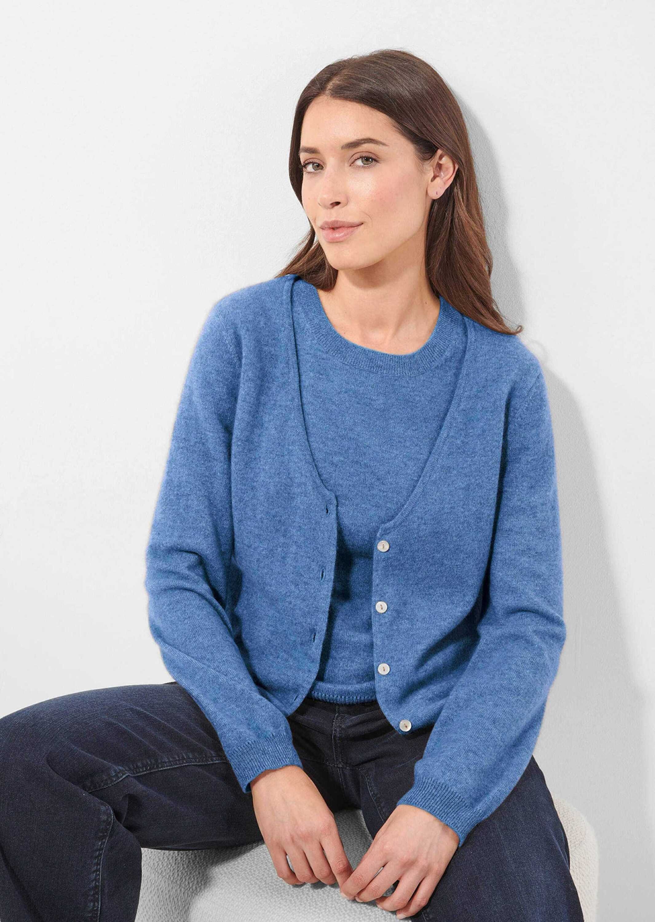 Alba Moda Strickpullover Strickjacke