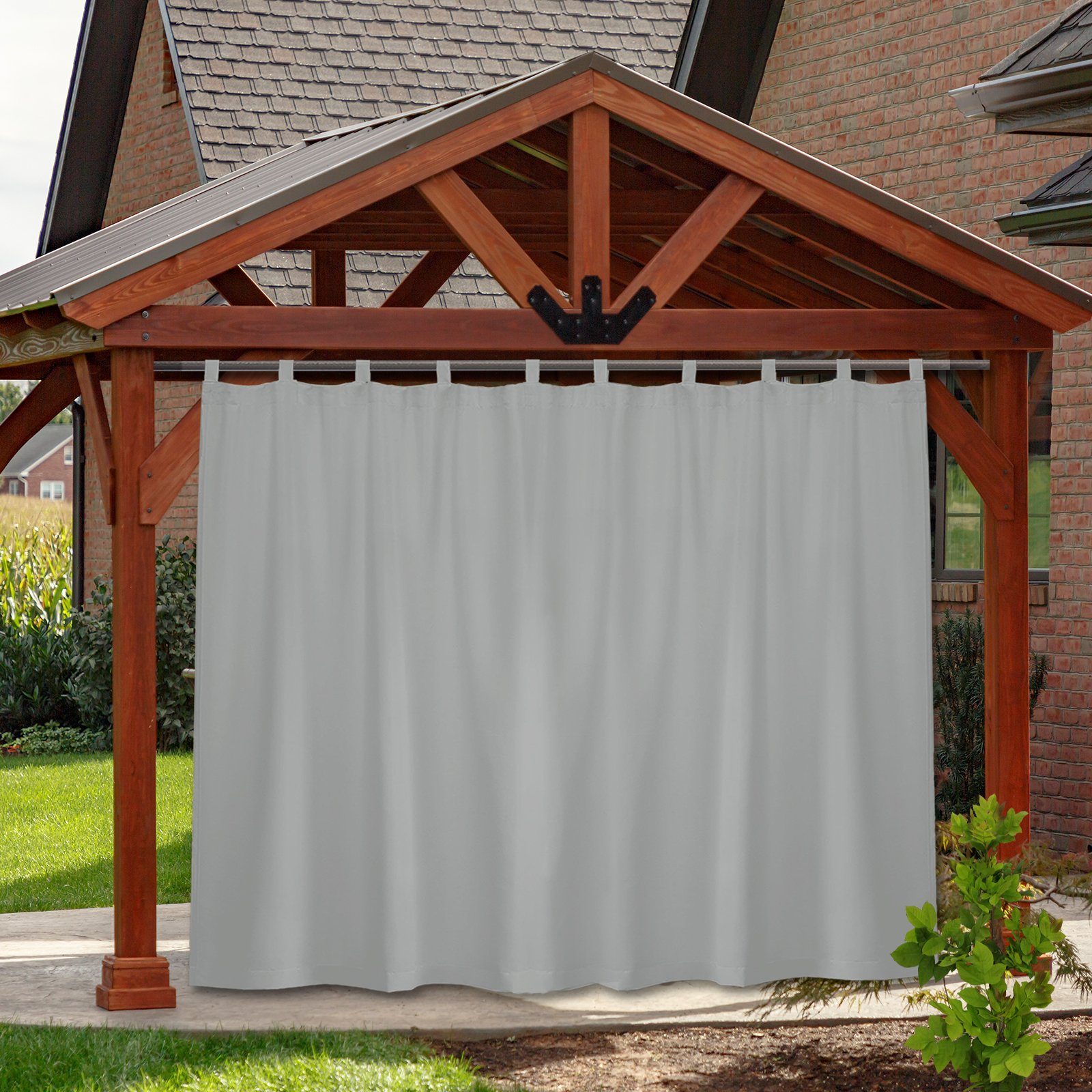 Qelus Vorhang Outdoor Vorhänge Wasserdicht Sonnenschutz günstig online kaufen
